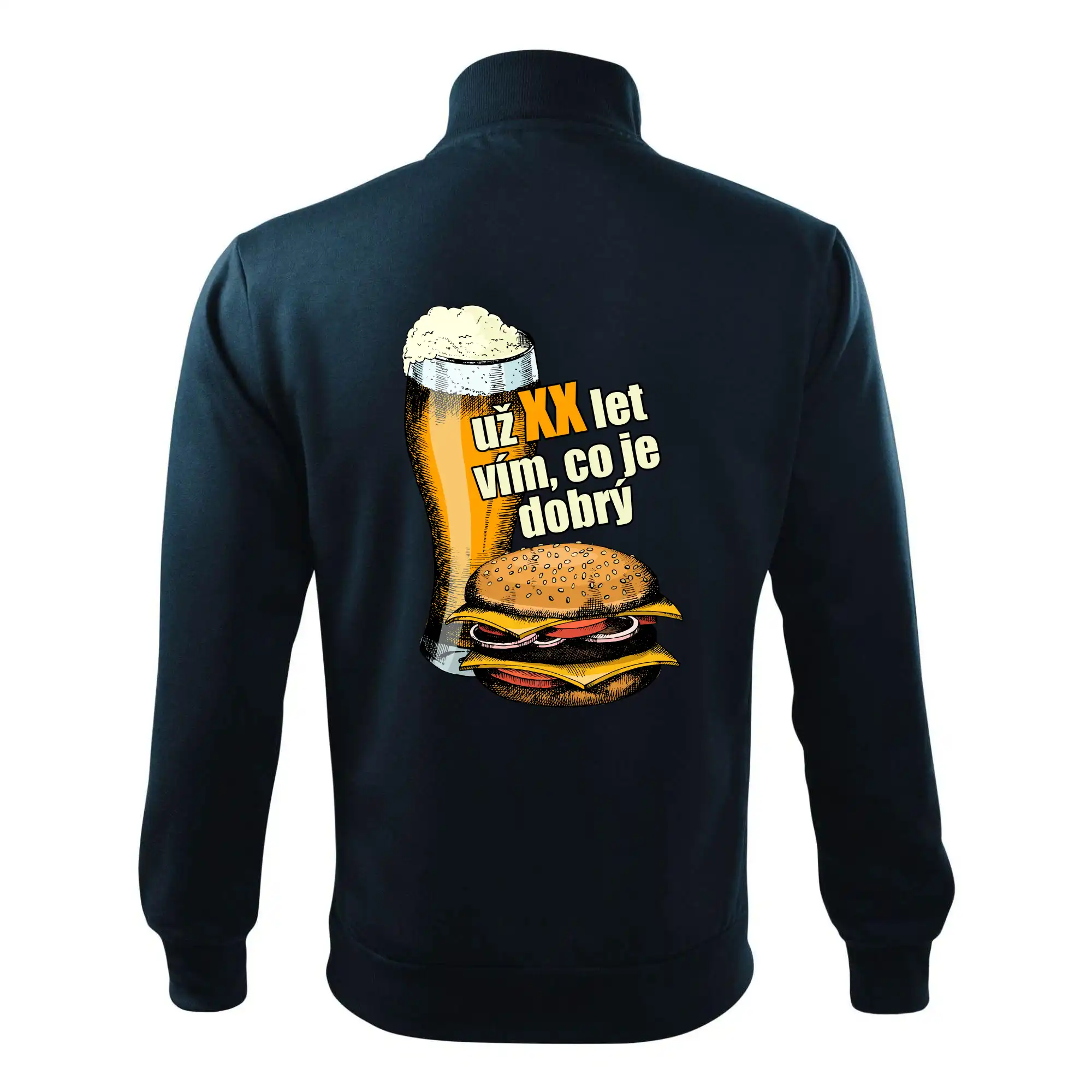 Pivo a burger vím co je dobrý