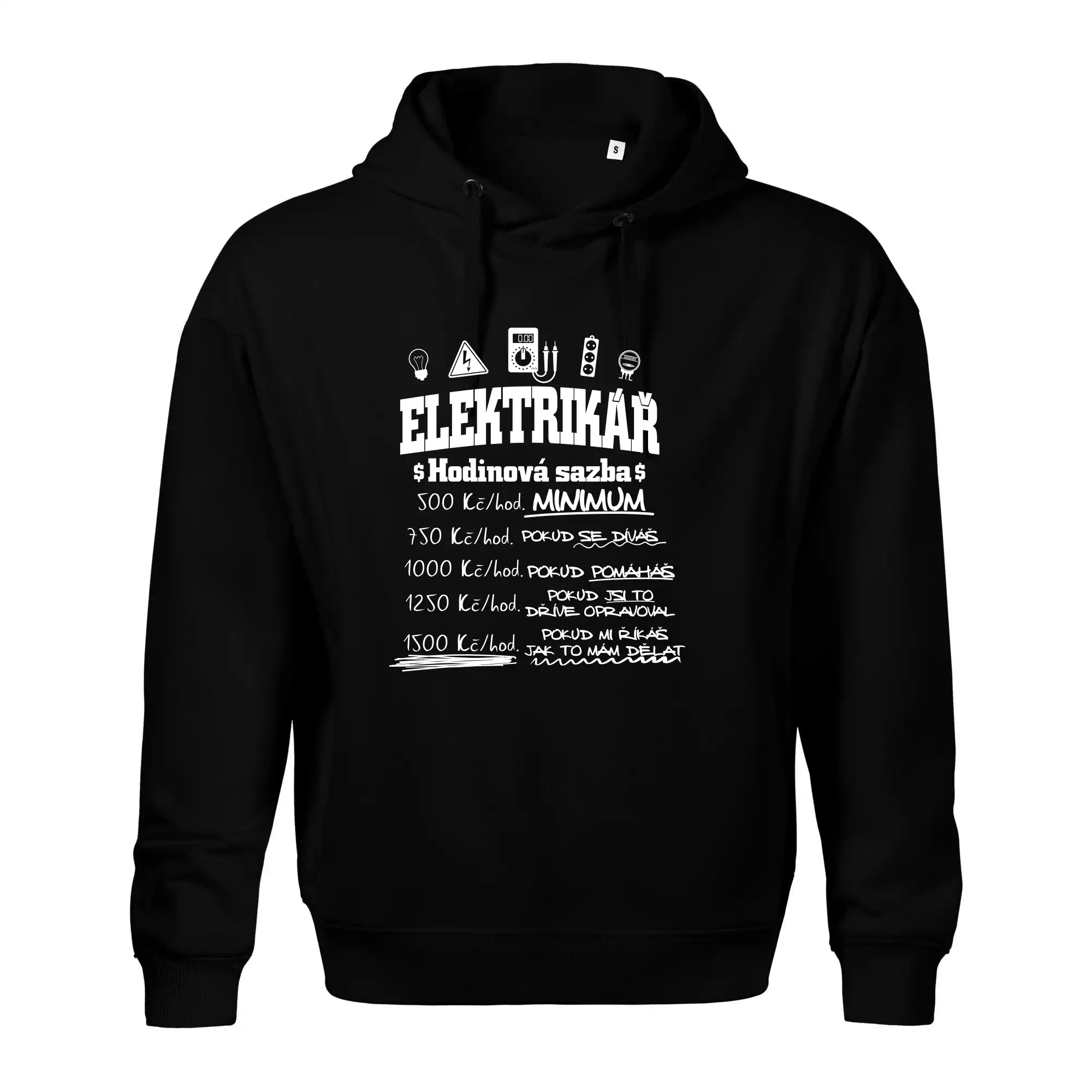 Elektrikář hodinová sazba