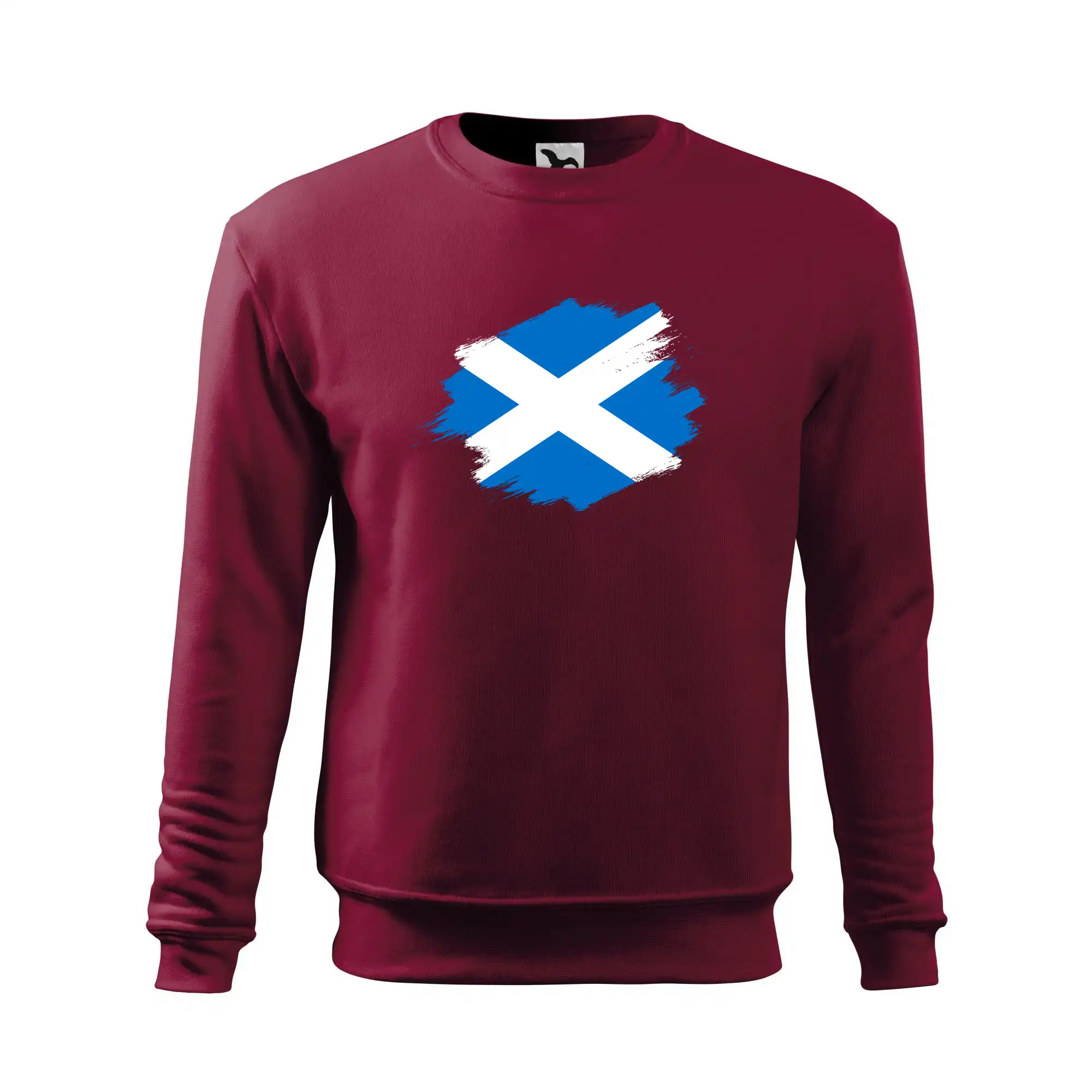 Skotská vlajka kreslená štetcem