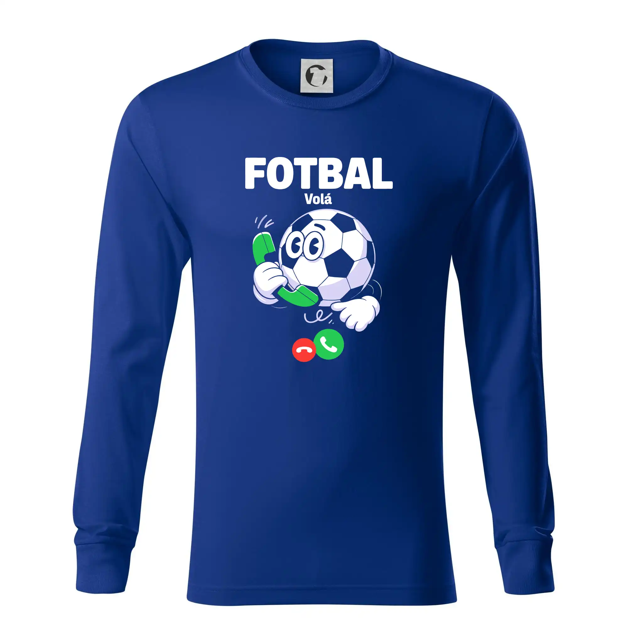 Karikatura fotbal volá