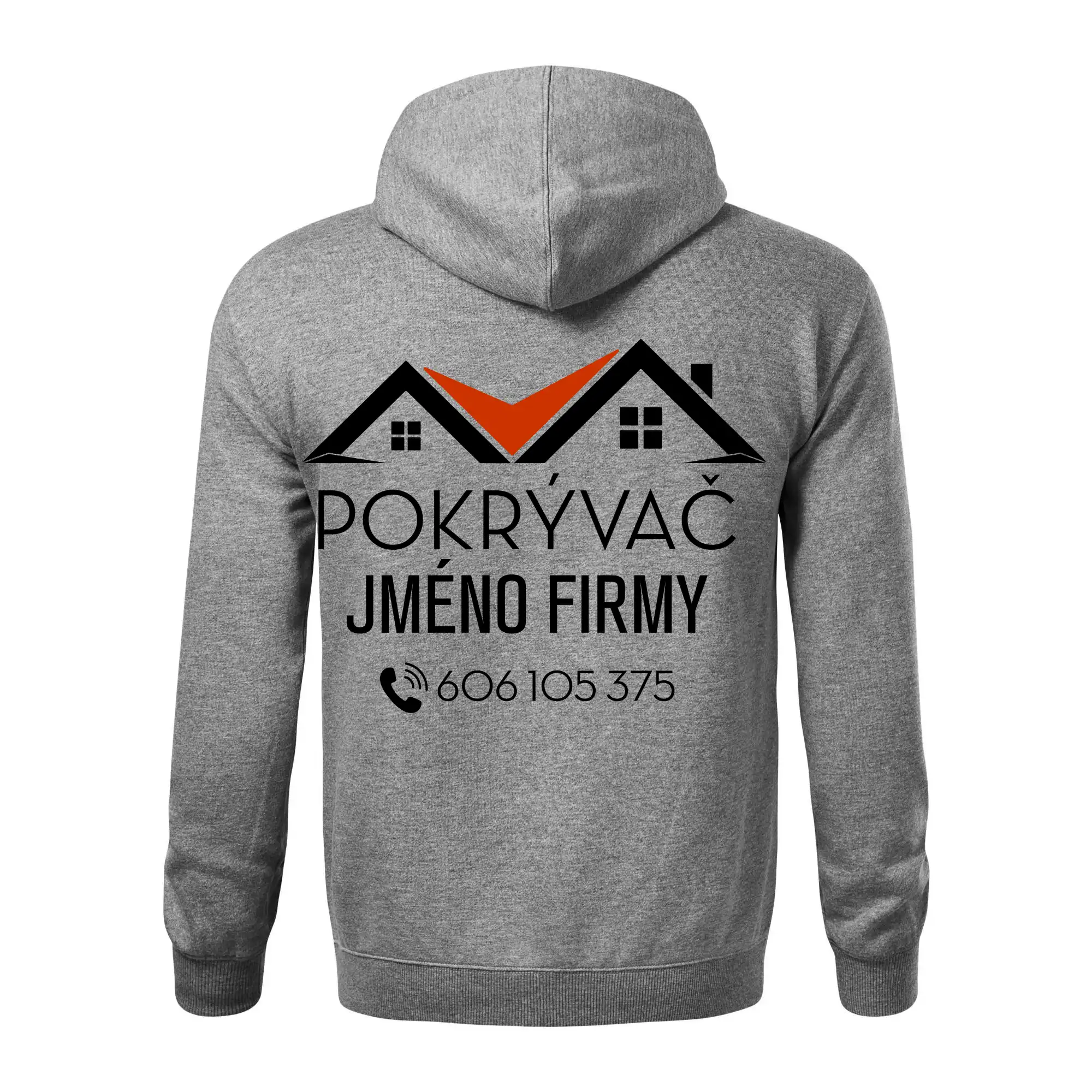Tričko pro pokrývače - Dvě střechy