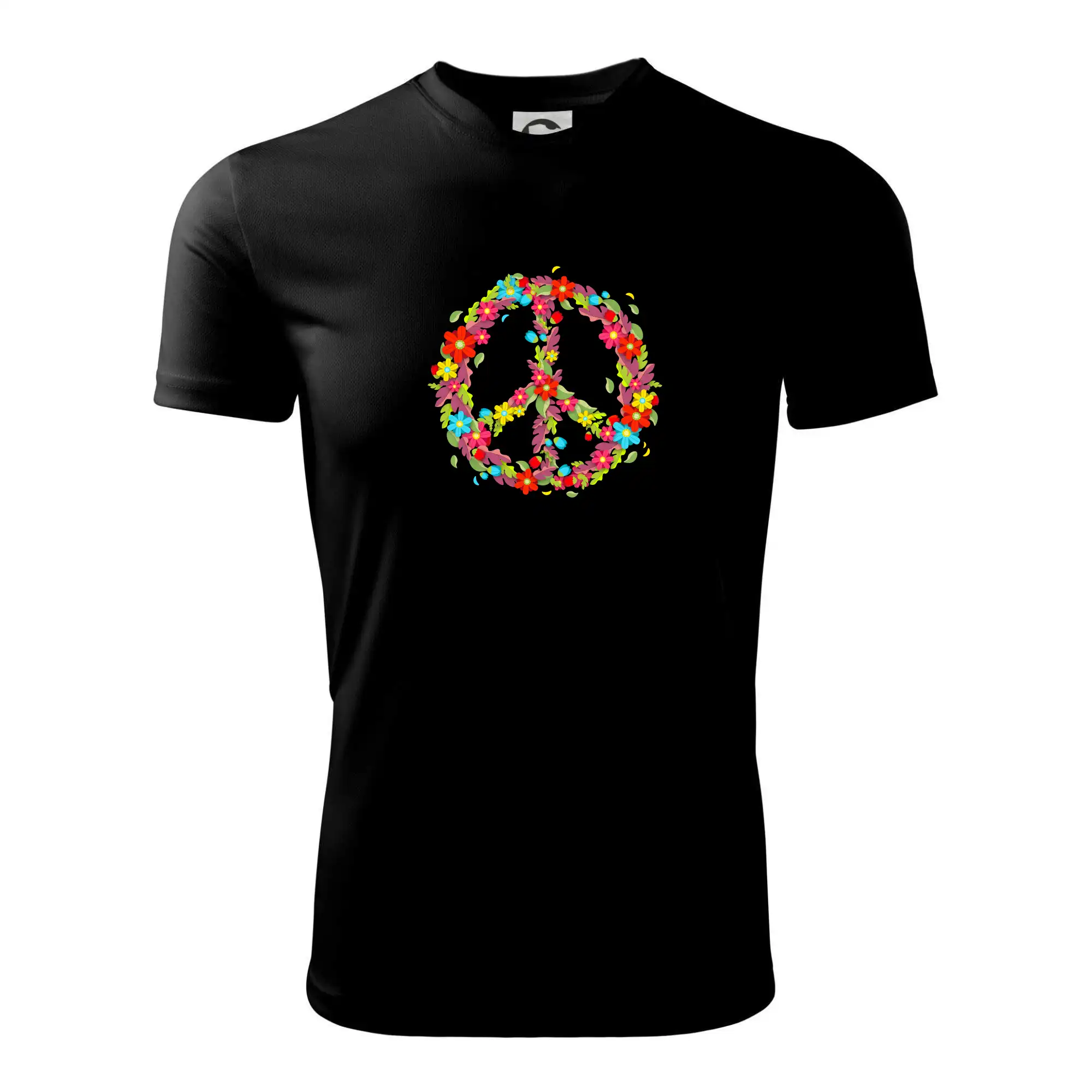 Peace symbol červené květiny