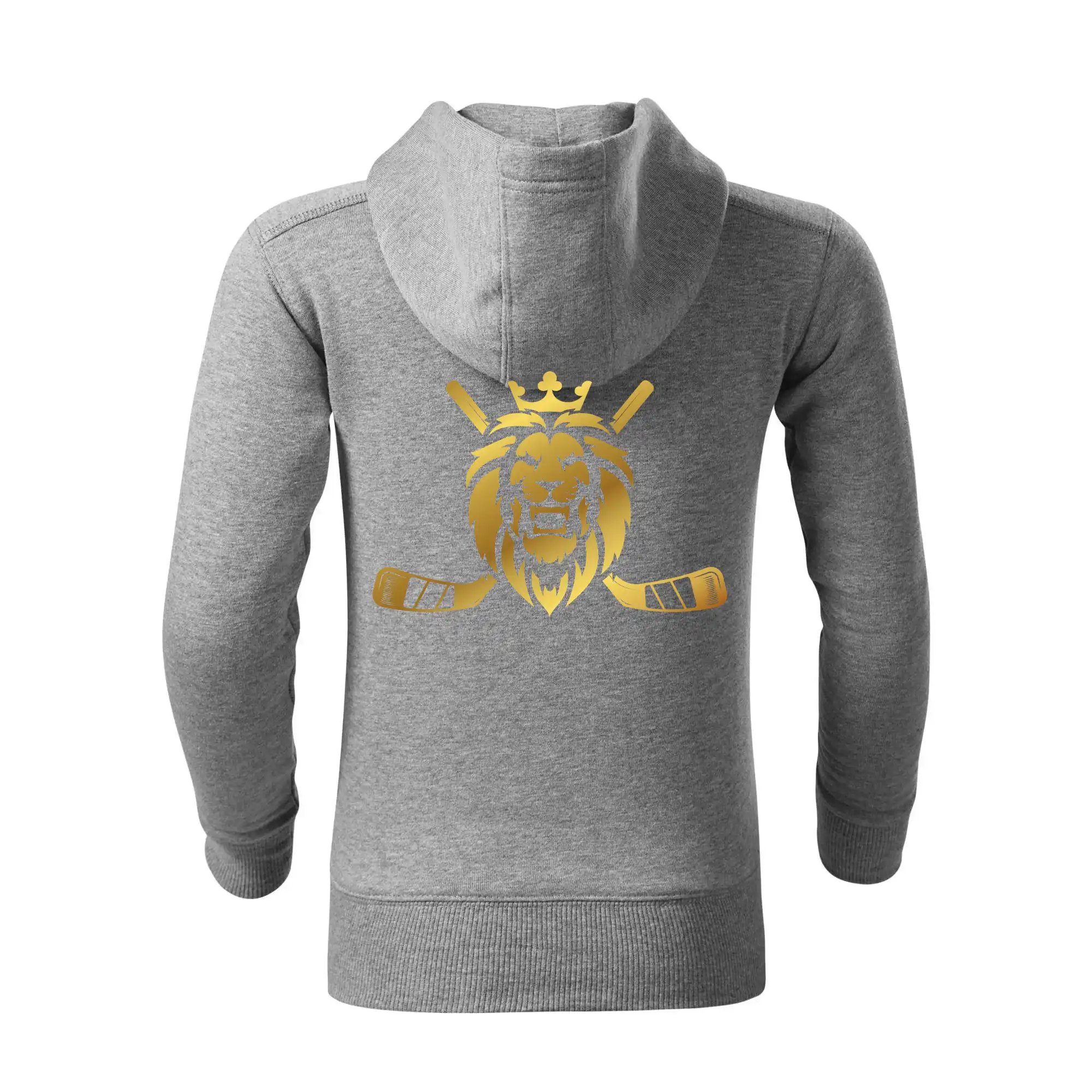 Lev s hokejkami - zlatý potisk