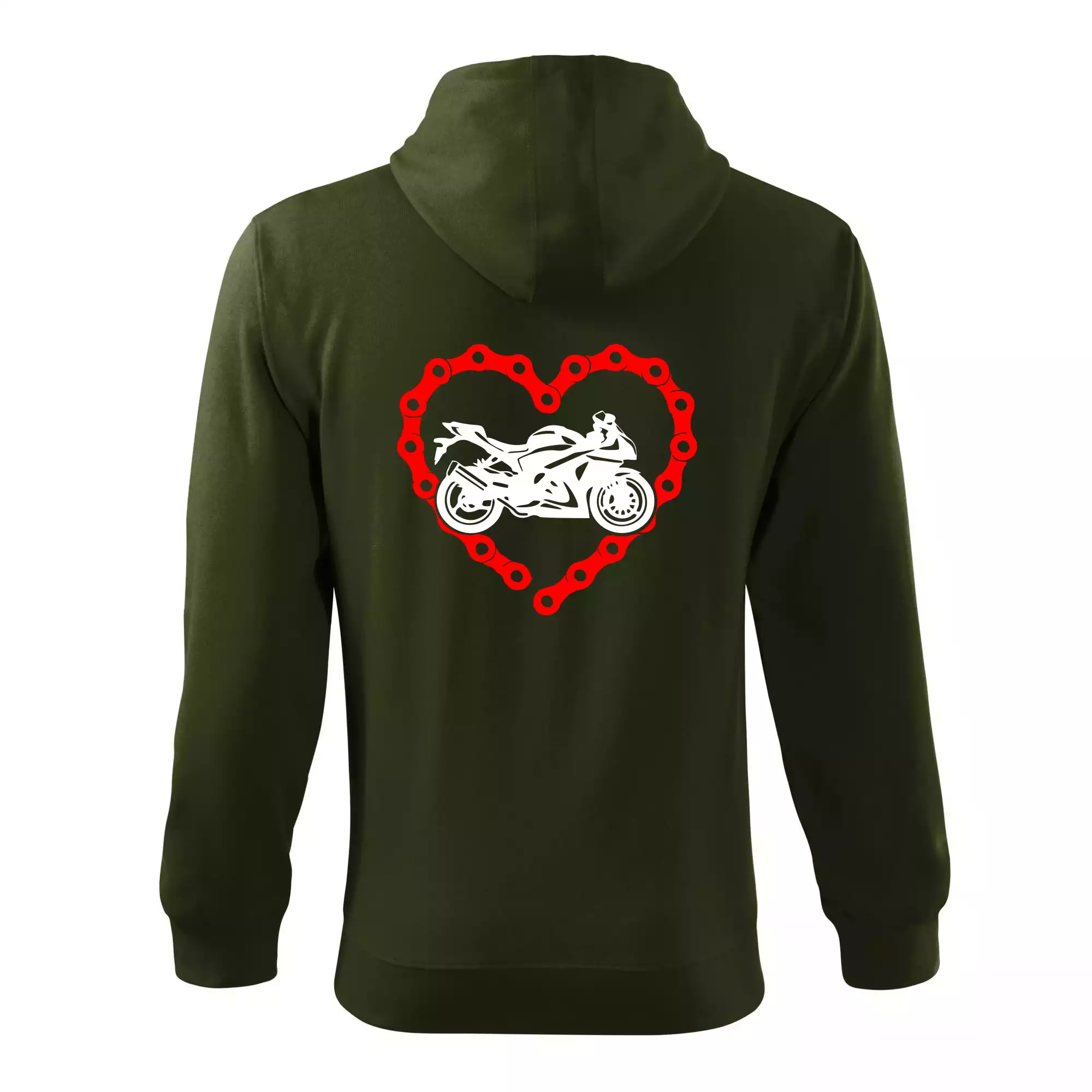 Moto srdce řetěz - supersport