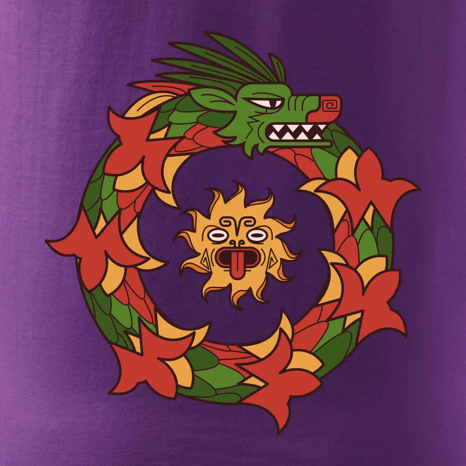 Mayové - zvířata had v kruhu