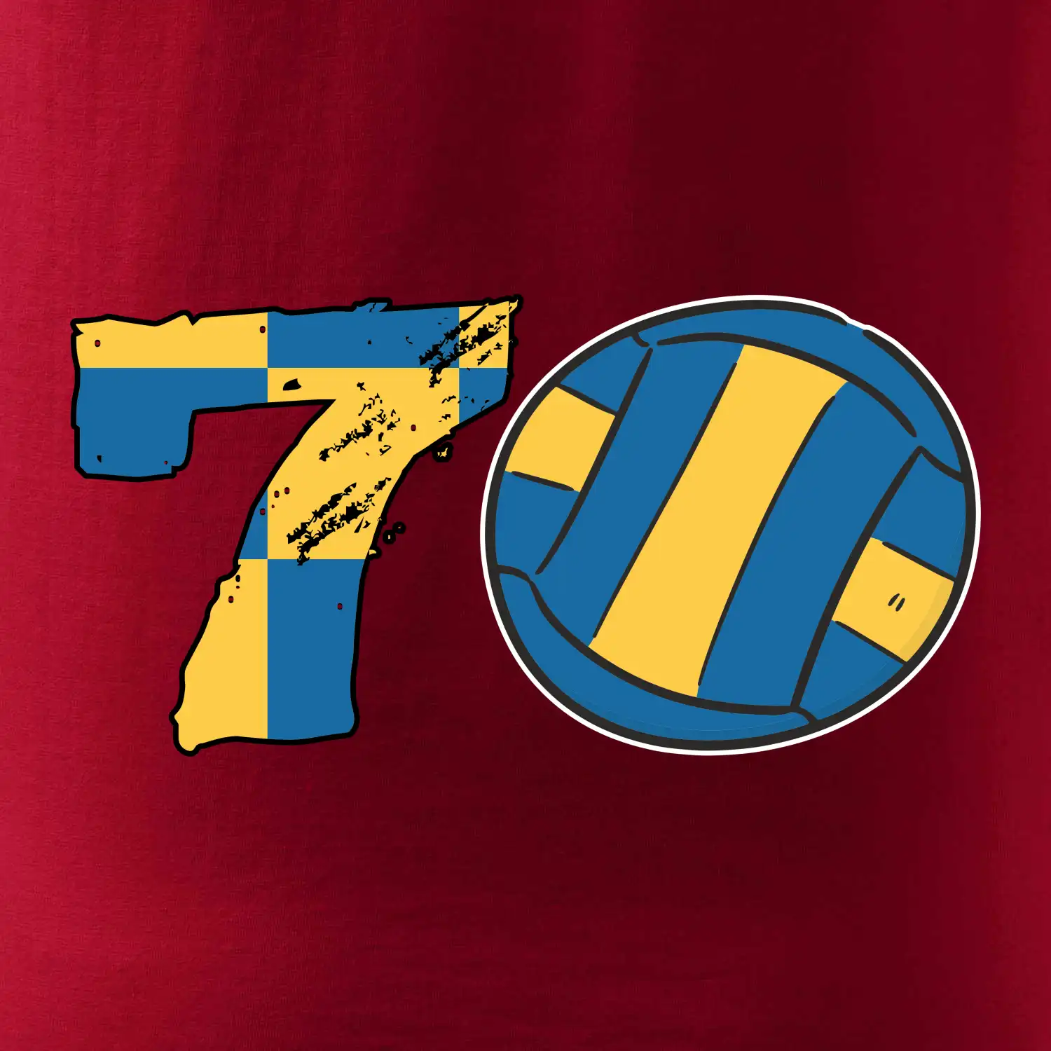 Volejbal kulaté narozeniny 70