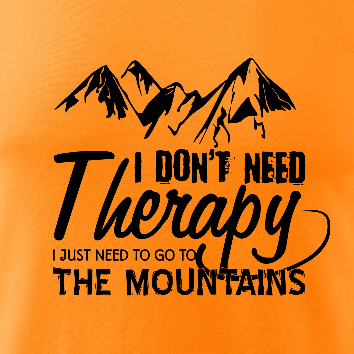 I dont need therapy - Mountains - Nepotřebuji terapii - Hory