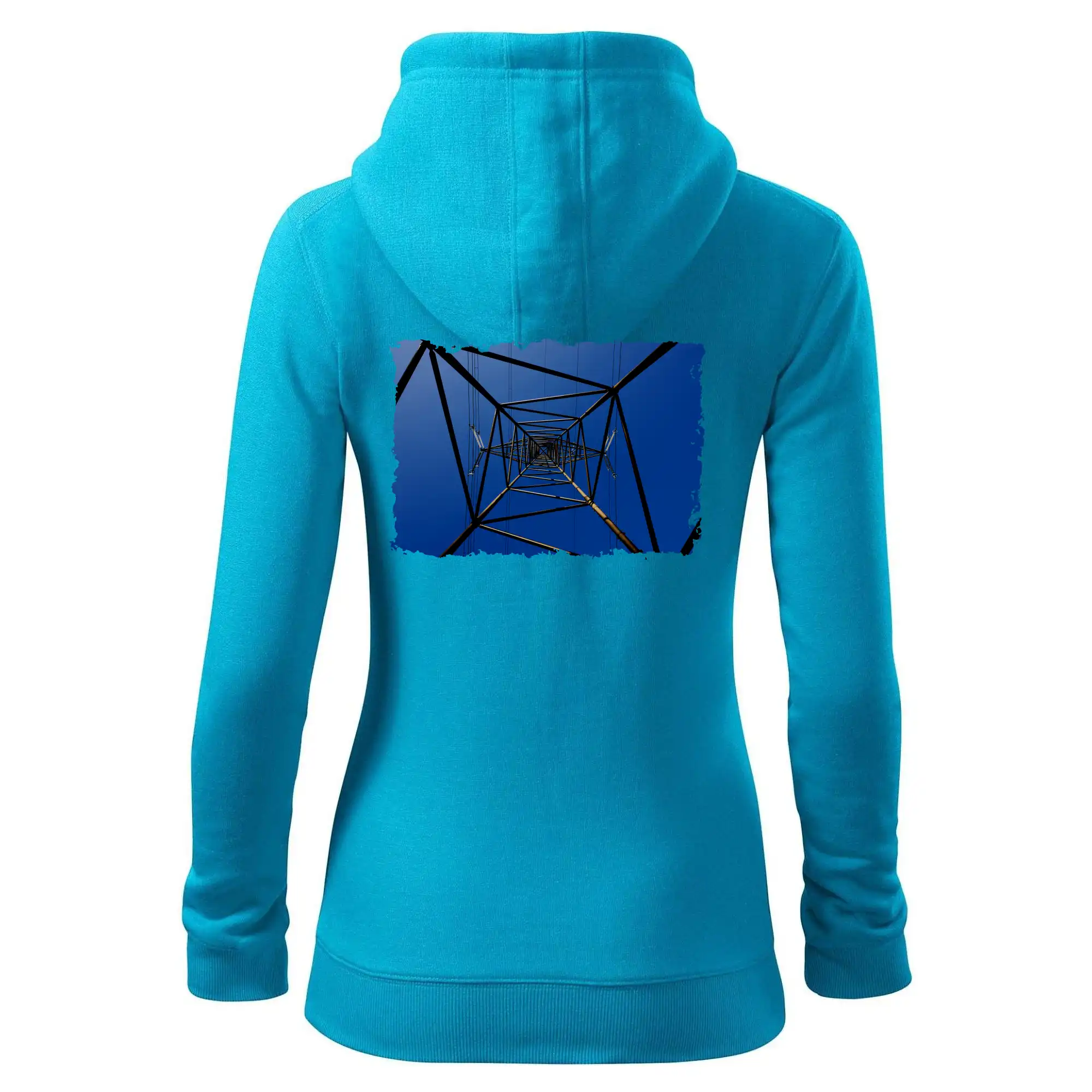 Stožár vysokého napětí zespodu