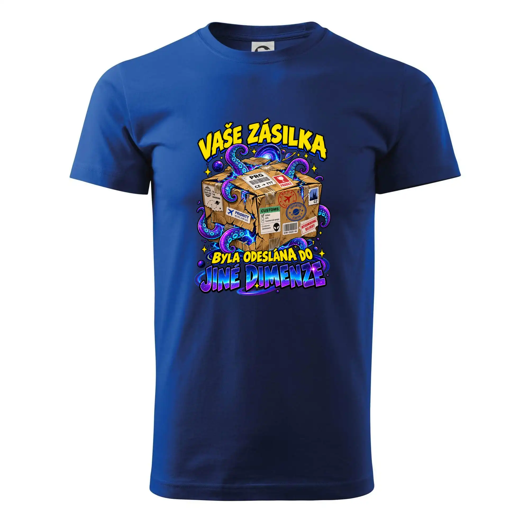 Vaše zásilka byla odeslána do jiné dimenze