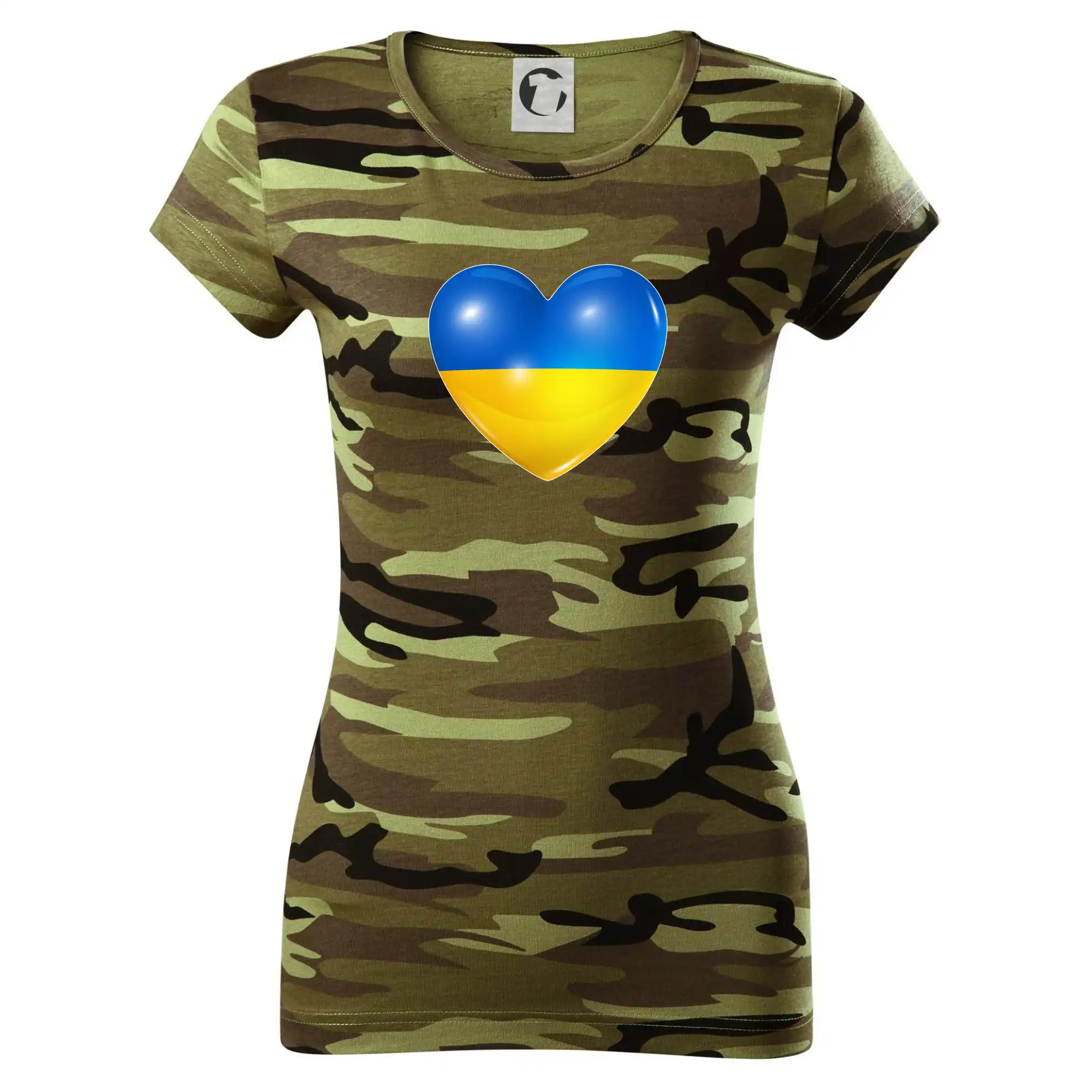 Ukrajina srdce vlajka