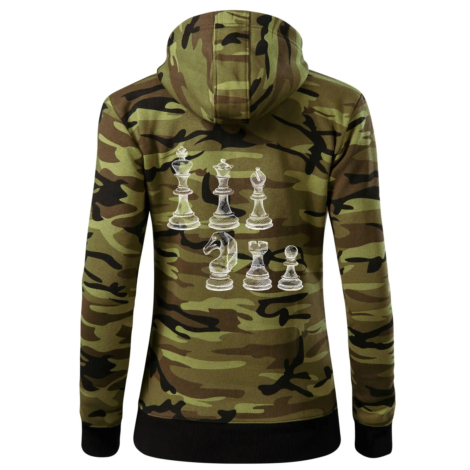 Šachové figurky kreslené