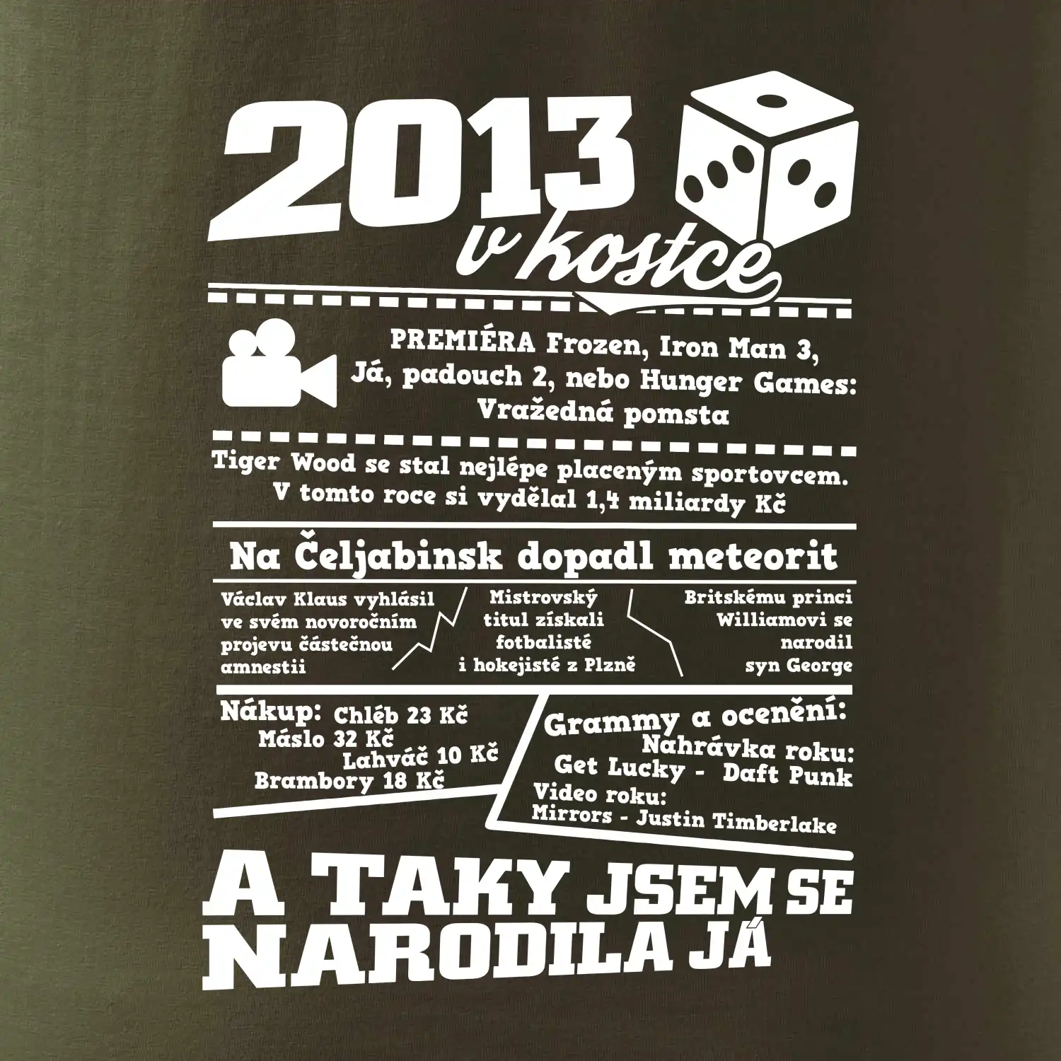 2013 v kostce