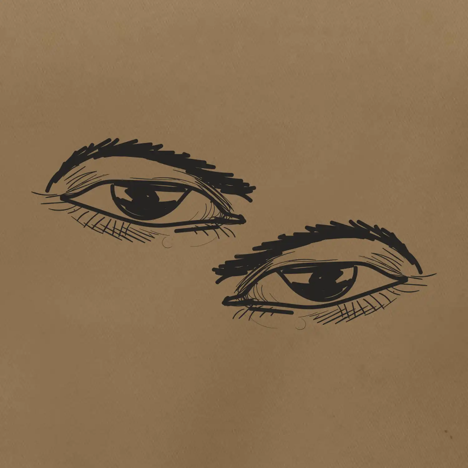 Párovy motiv - oko přimhouřené