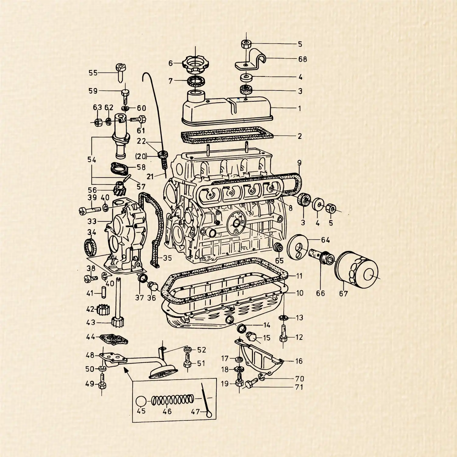 Motor škoda 105-136