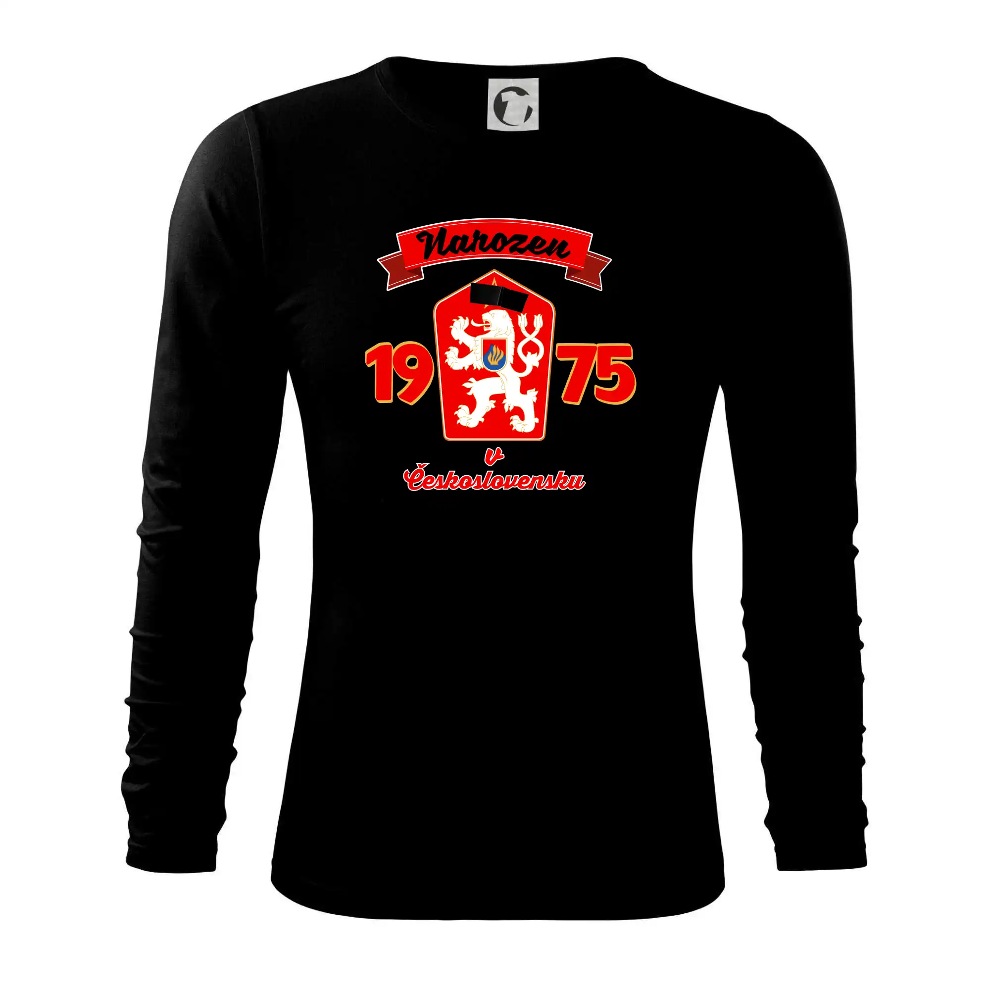 Narozen v Československu - Přelepený znak 1975