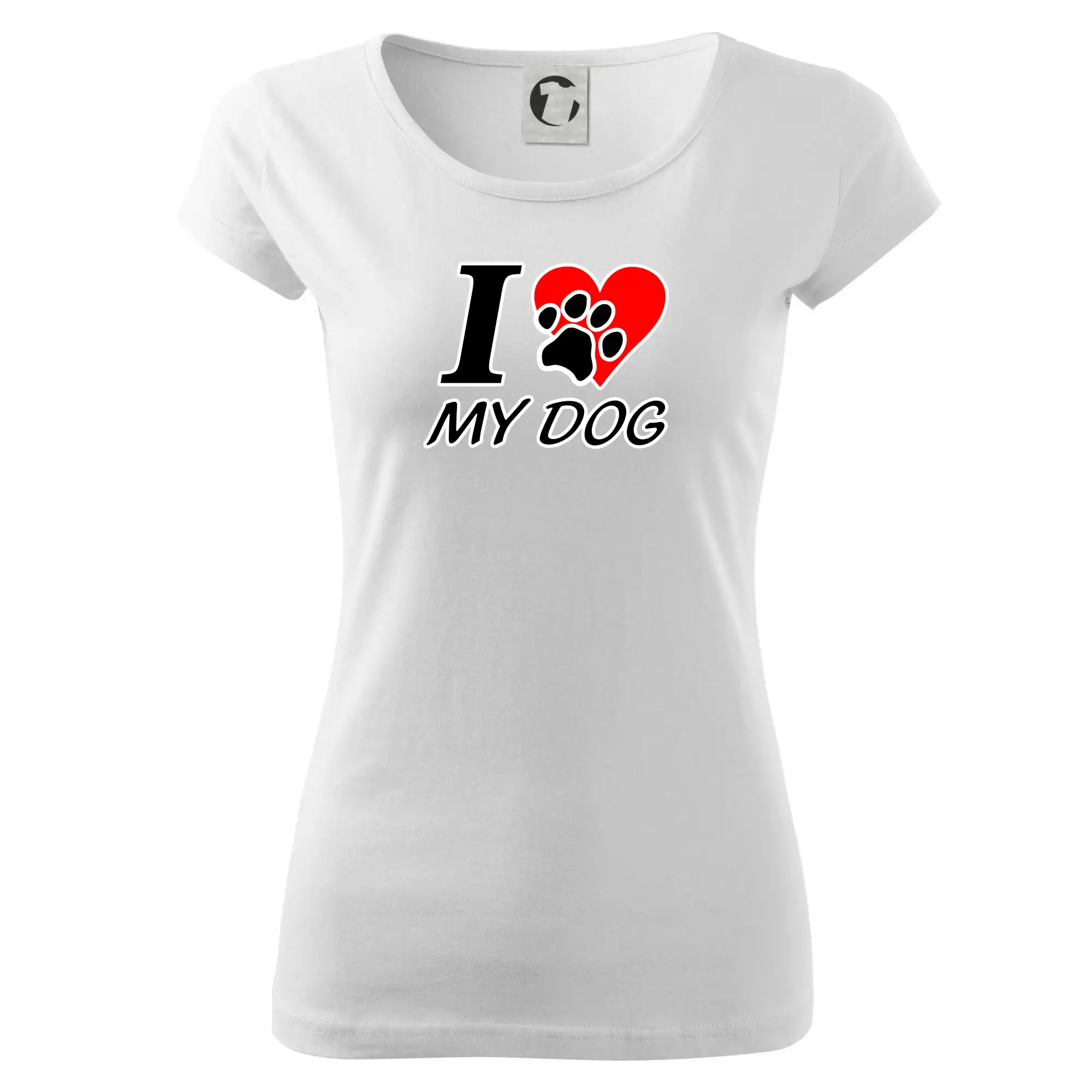 I love my dog - nápis