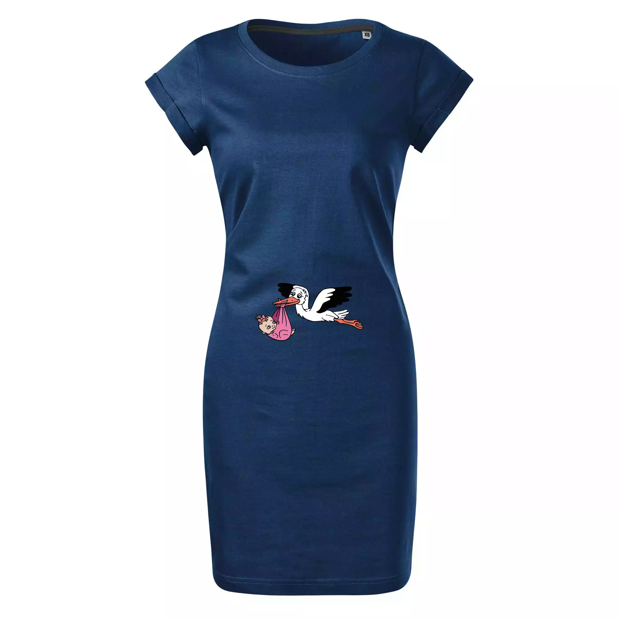 Čáp a miminko - holka (Hana-creative)