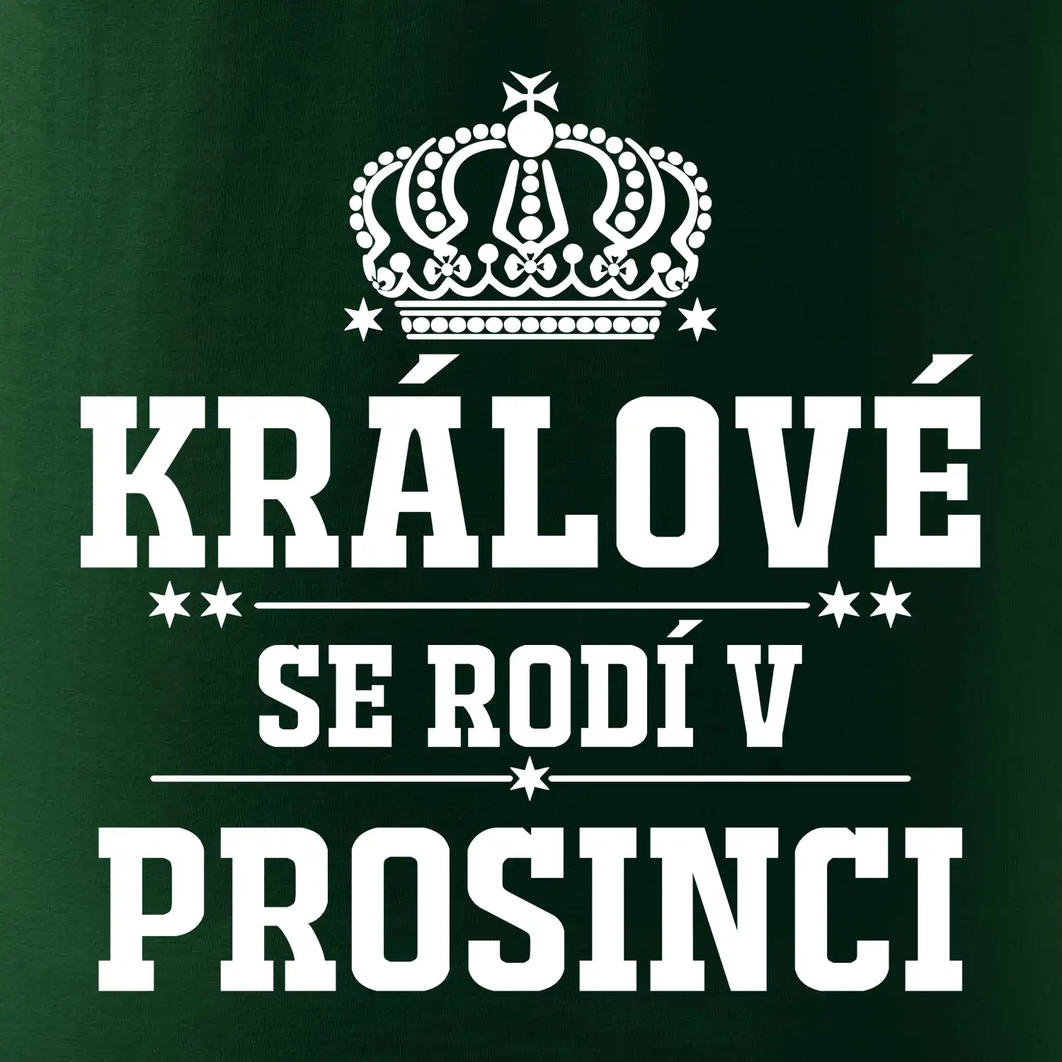 Králové se rodí v prosinci