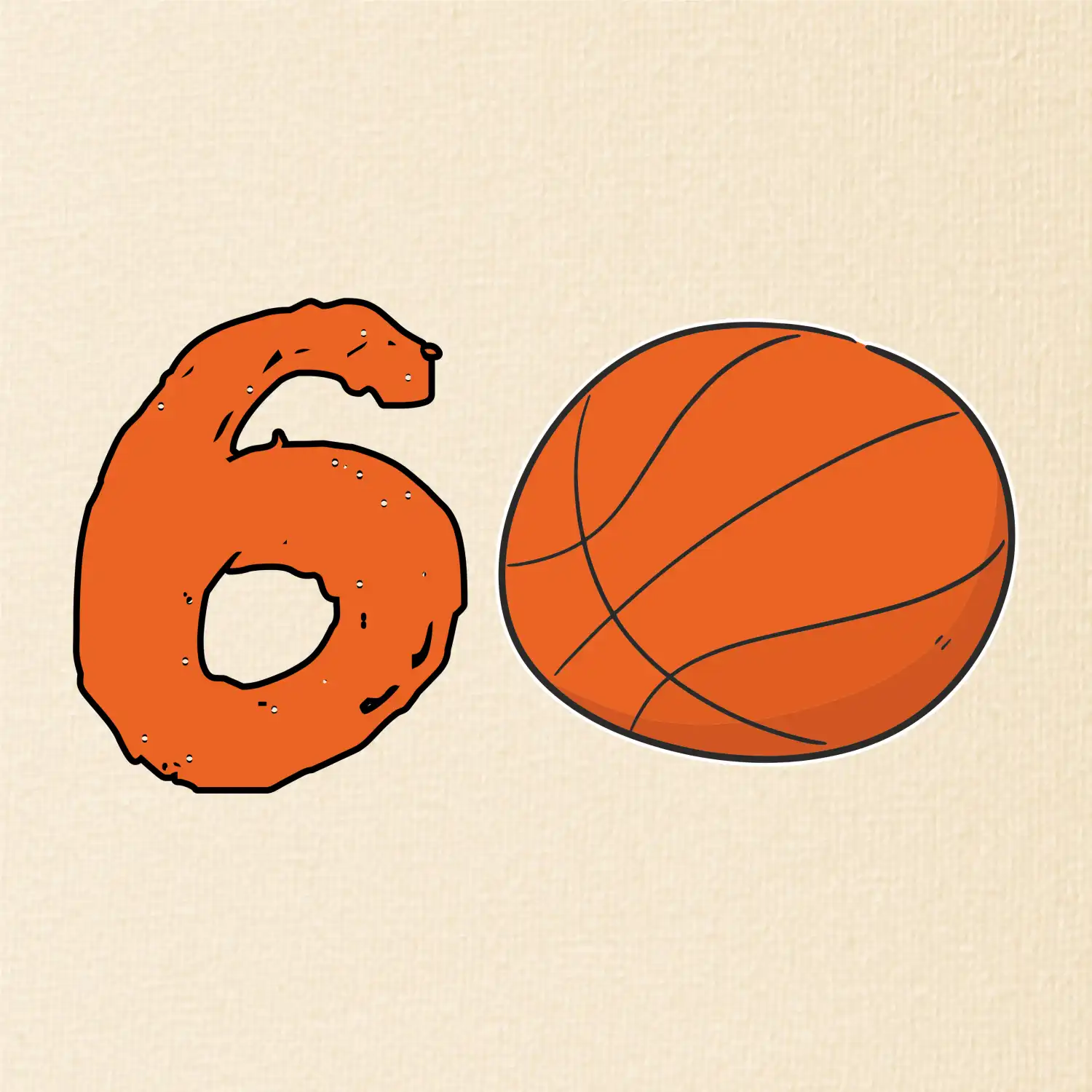 Basketball kulaté narozeniny 60