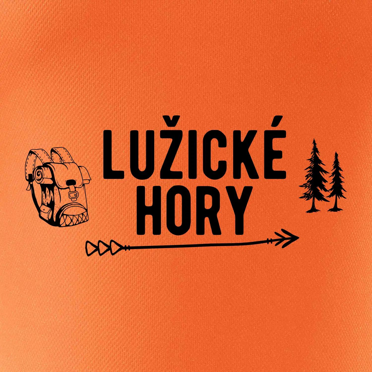 Lužické hory nápis