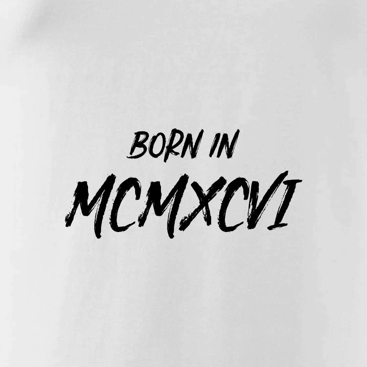 Born in - Římské číslo 1996