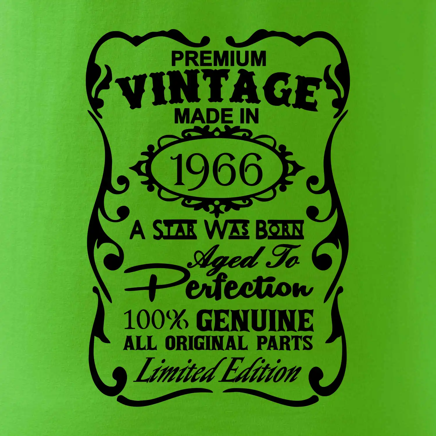 Vintage Etiketa - 1966