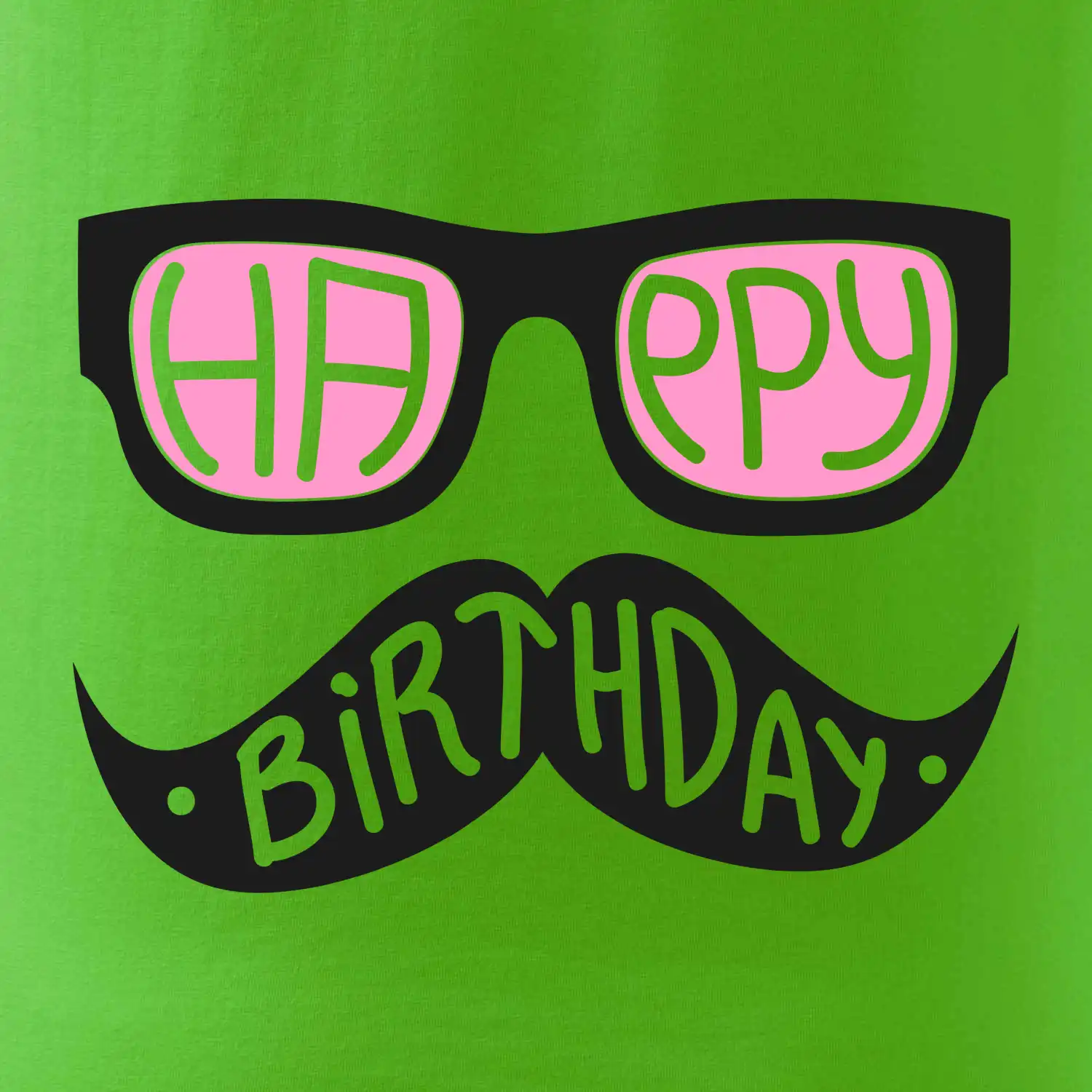 Mustache narozeniny - brýle