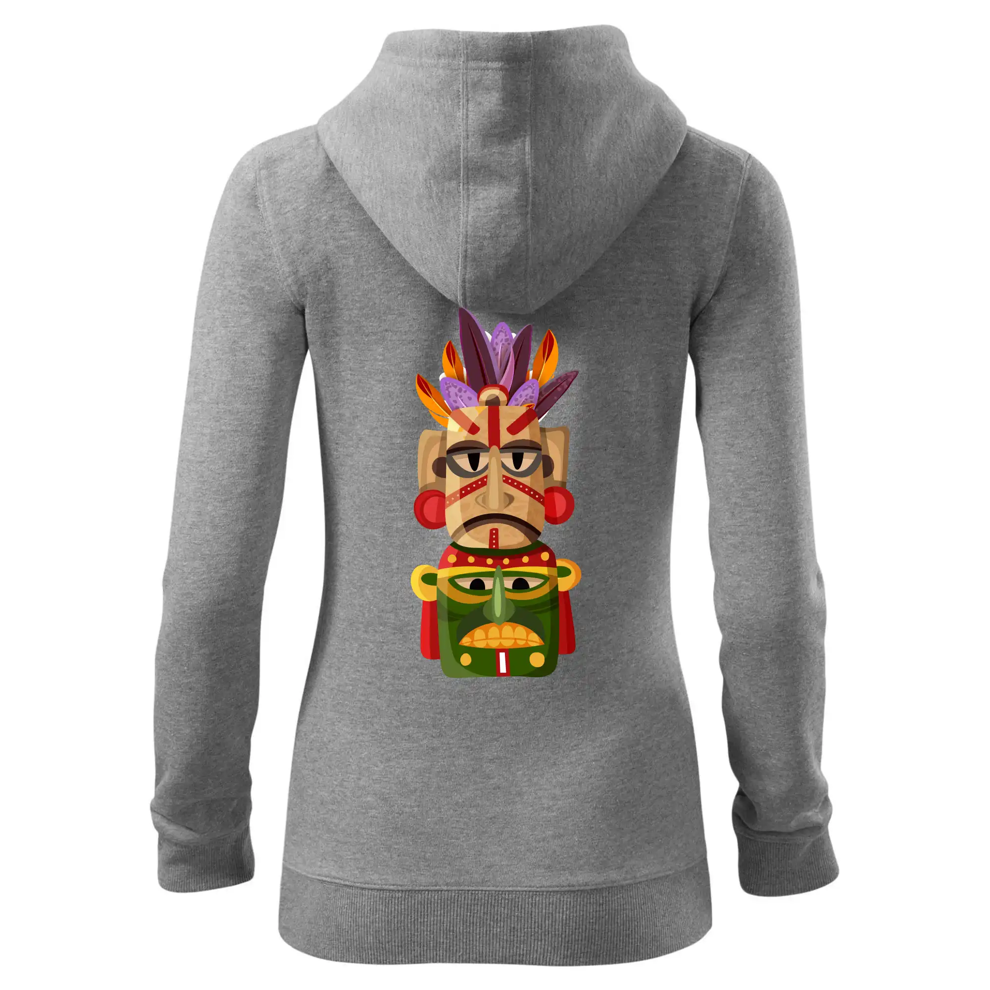Mayové maska s peřím