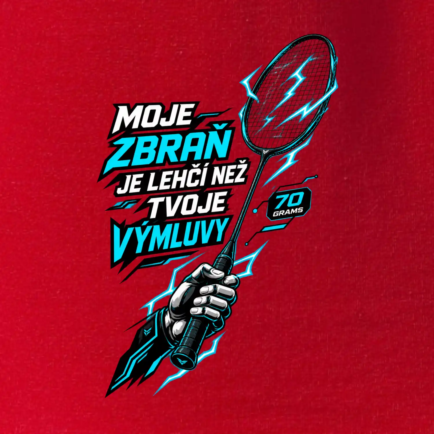 Badminton lehká raketa bez výmluv