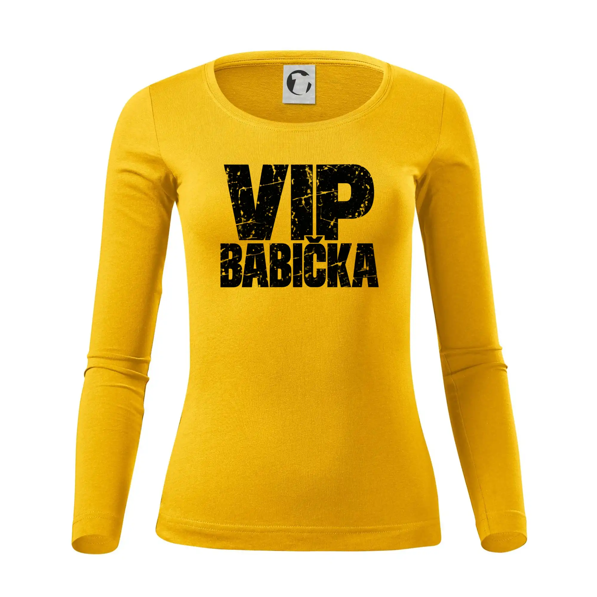 VIP babička černá grunge typografie