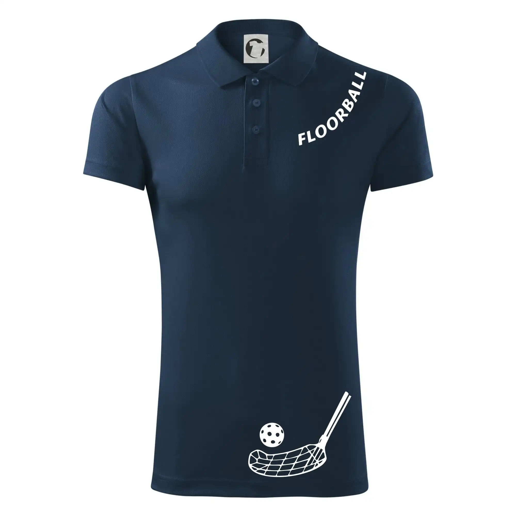 Floorball nápis šikmo