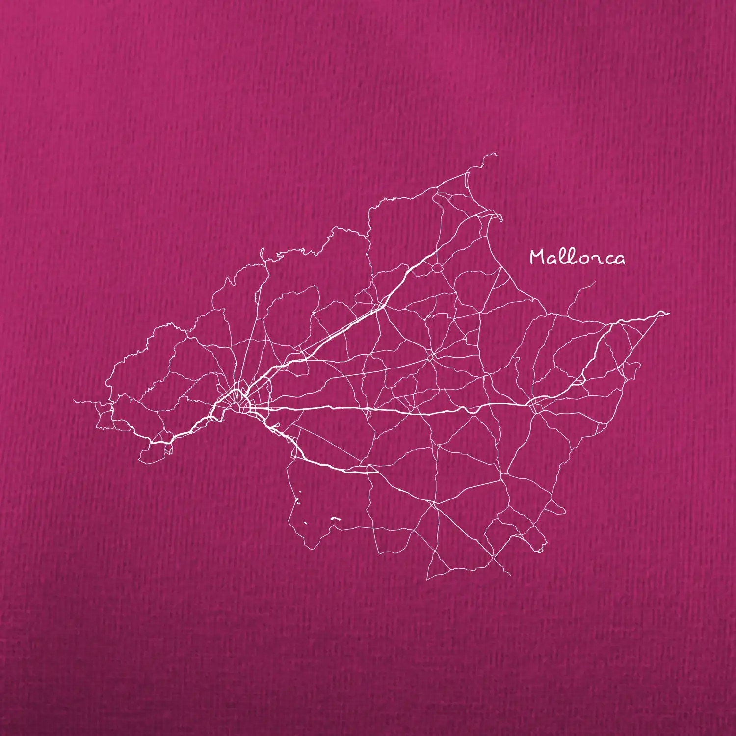 Mallorca - silniční mapa