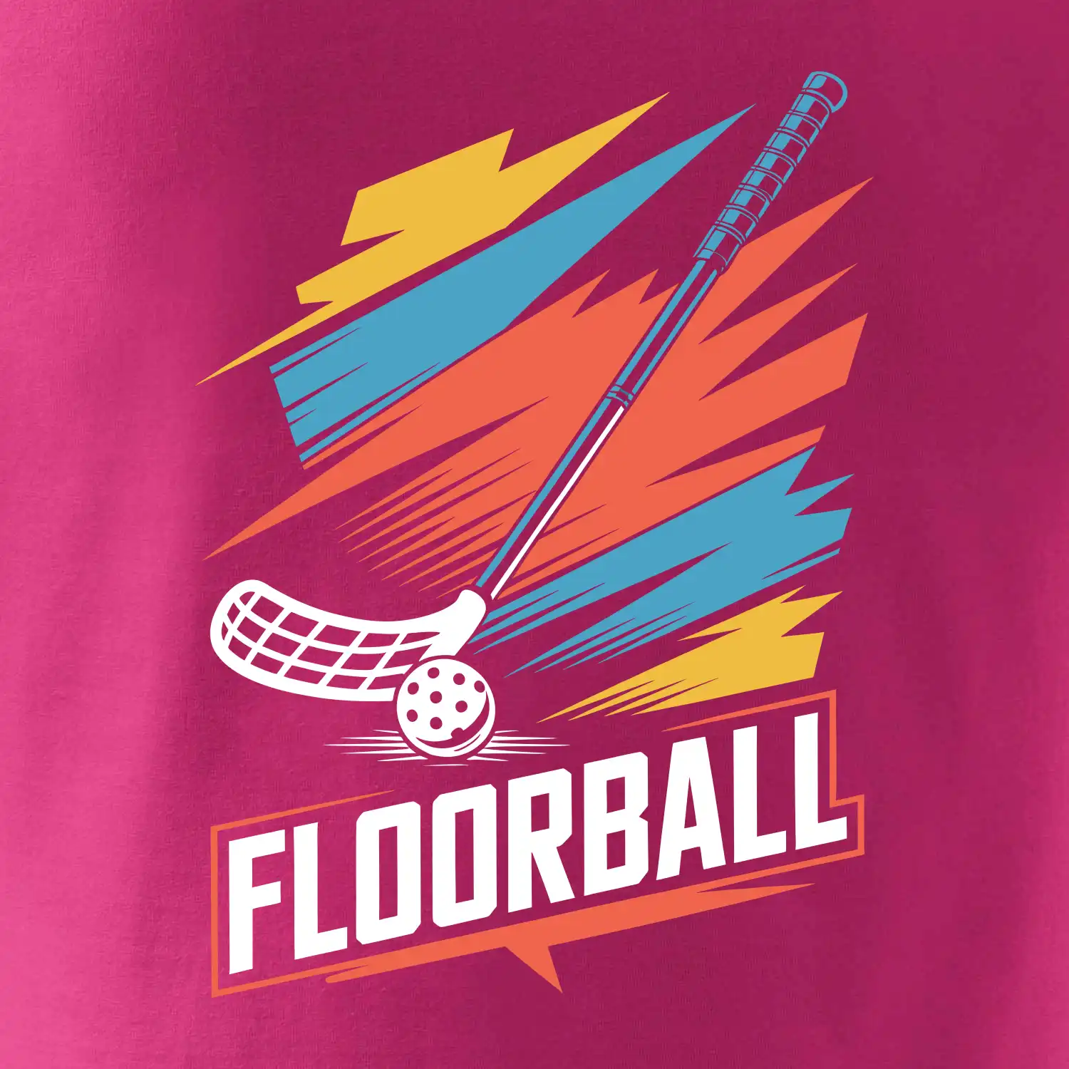 Floorball - barvy a hokejka