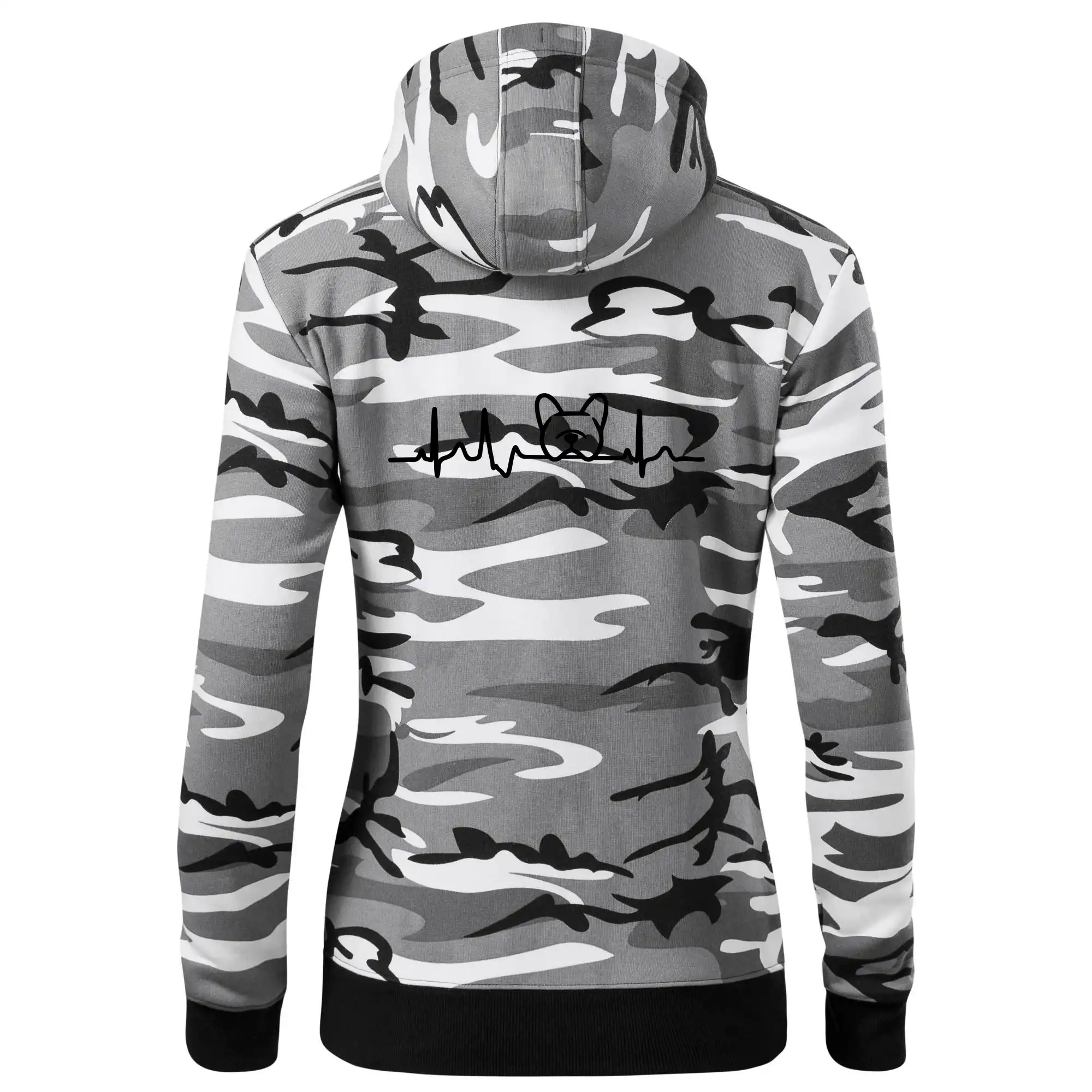 EKG Francouzský buldoček hlava