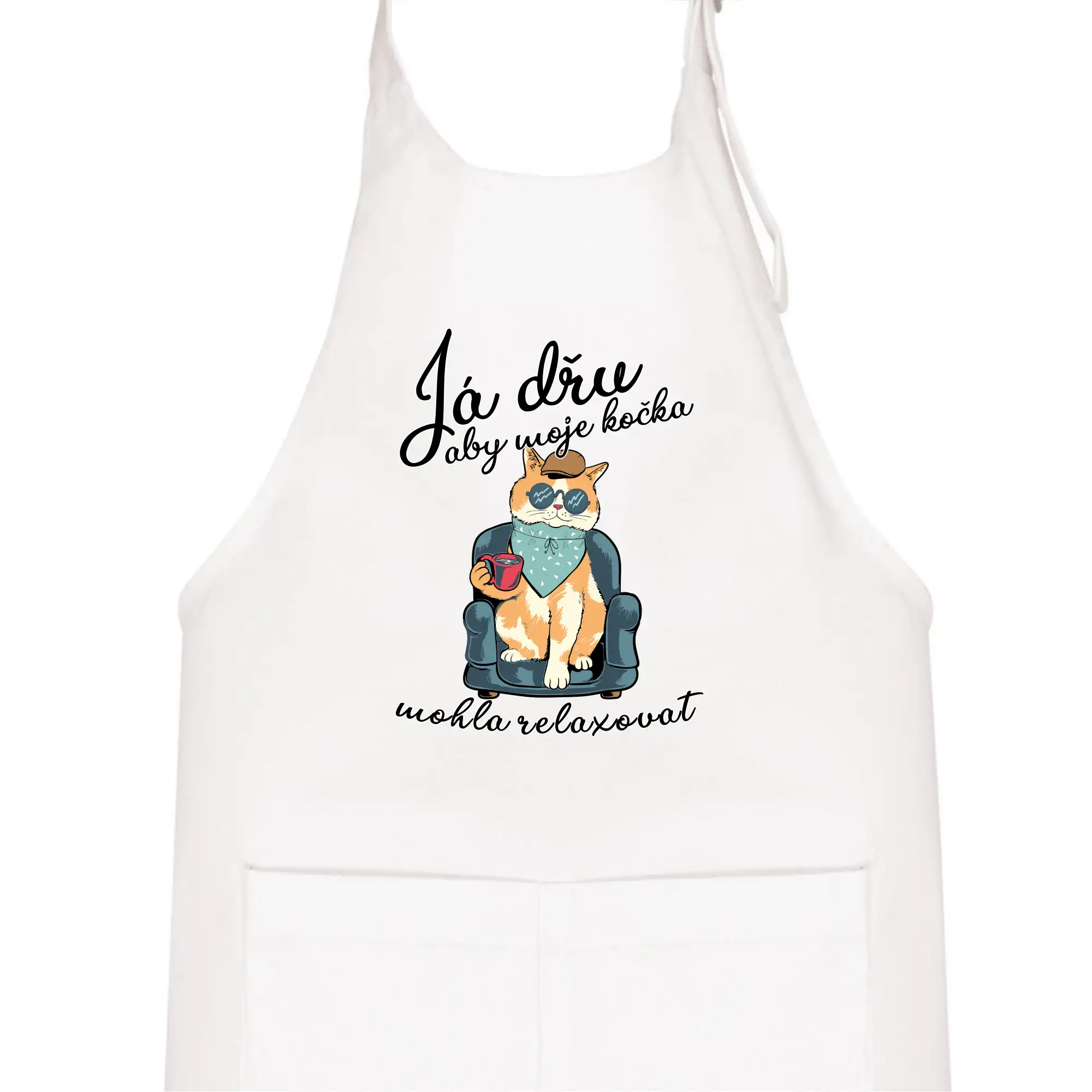 Já dřu, aby moje kočka mohla relaxovat