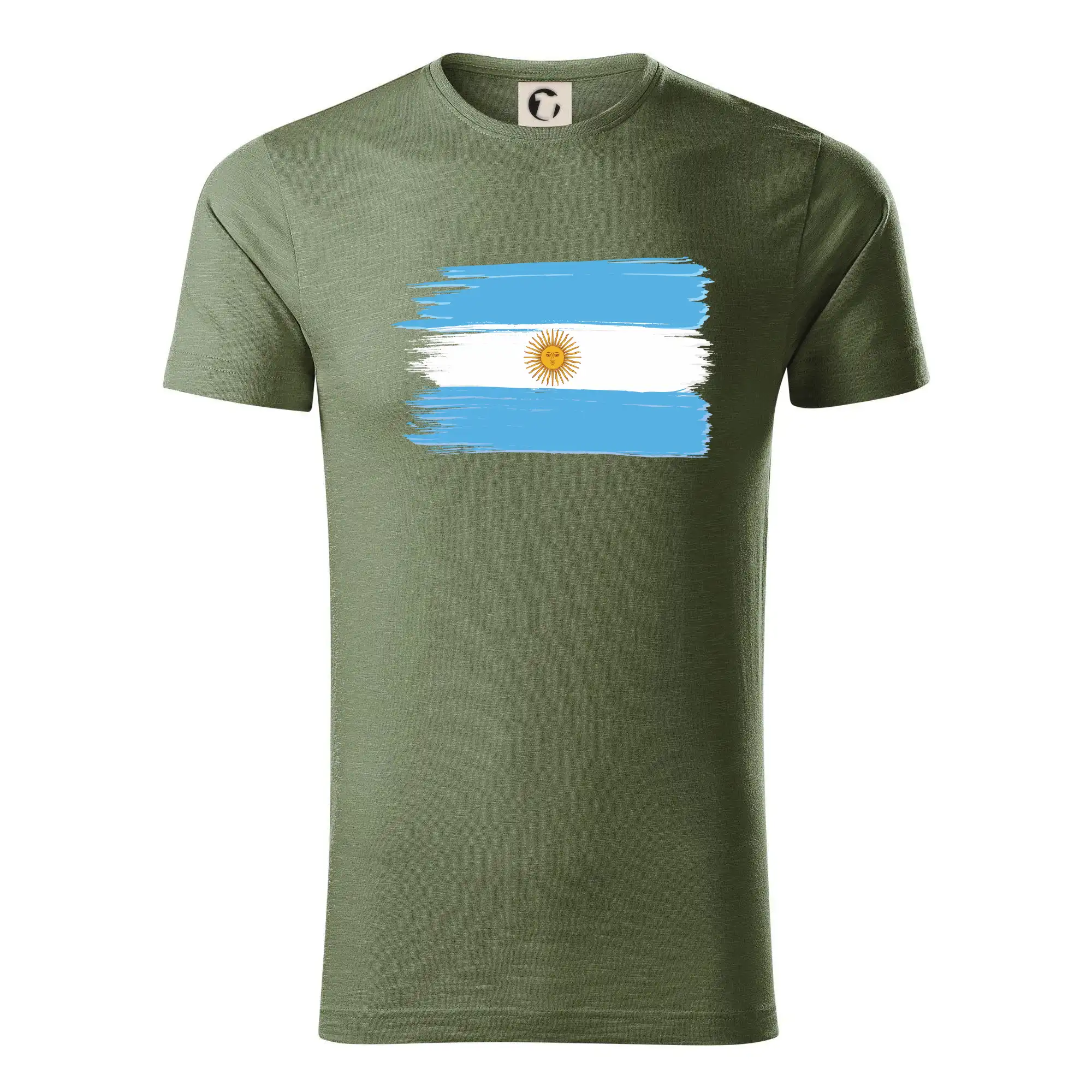 Argentina vlajka kreslená štětkou