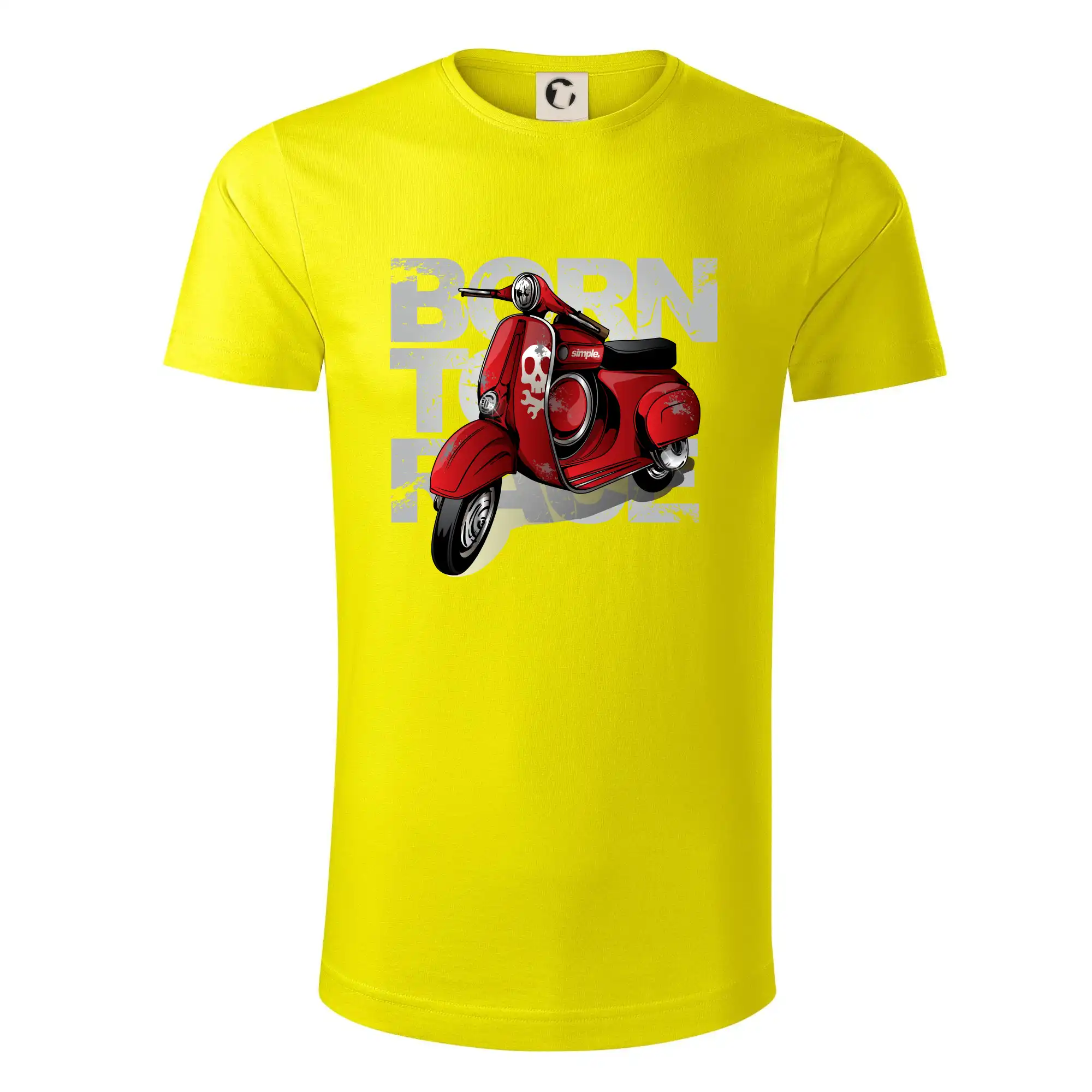 Scooter born to ride red