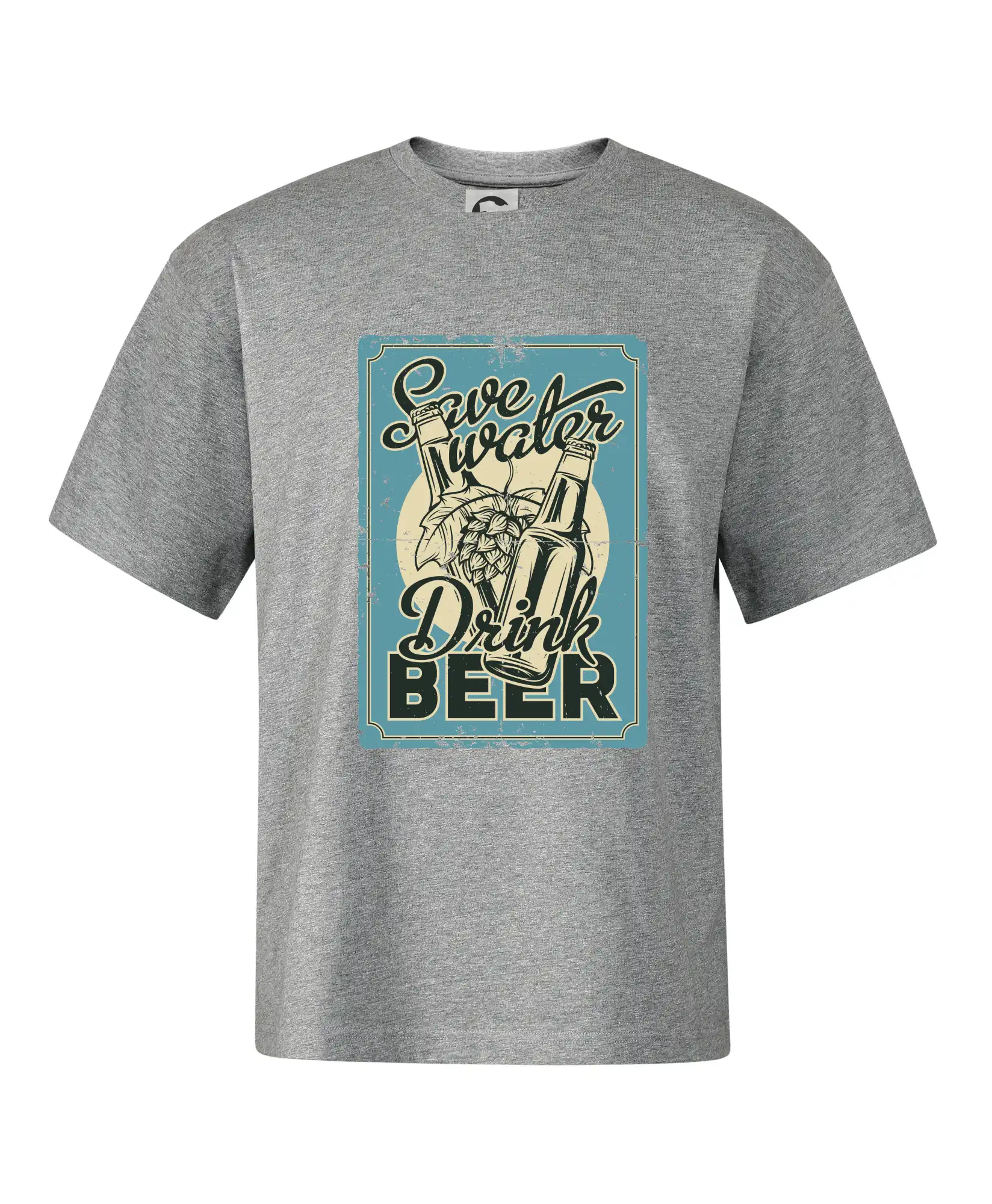 Save water drink beer poster