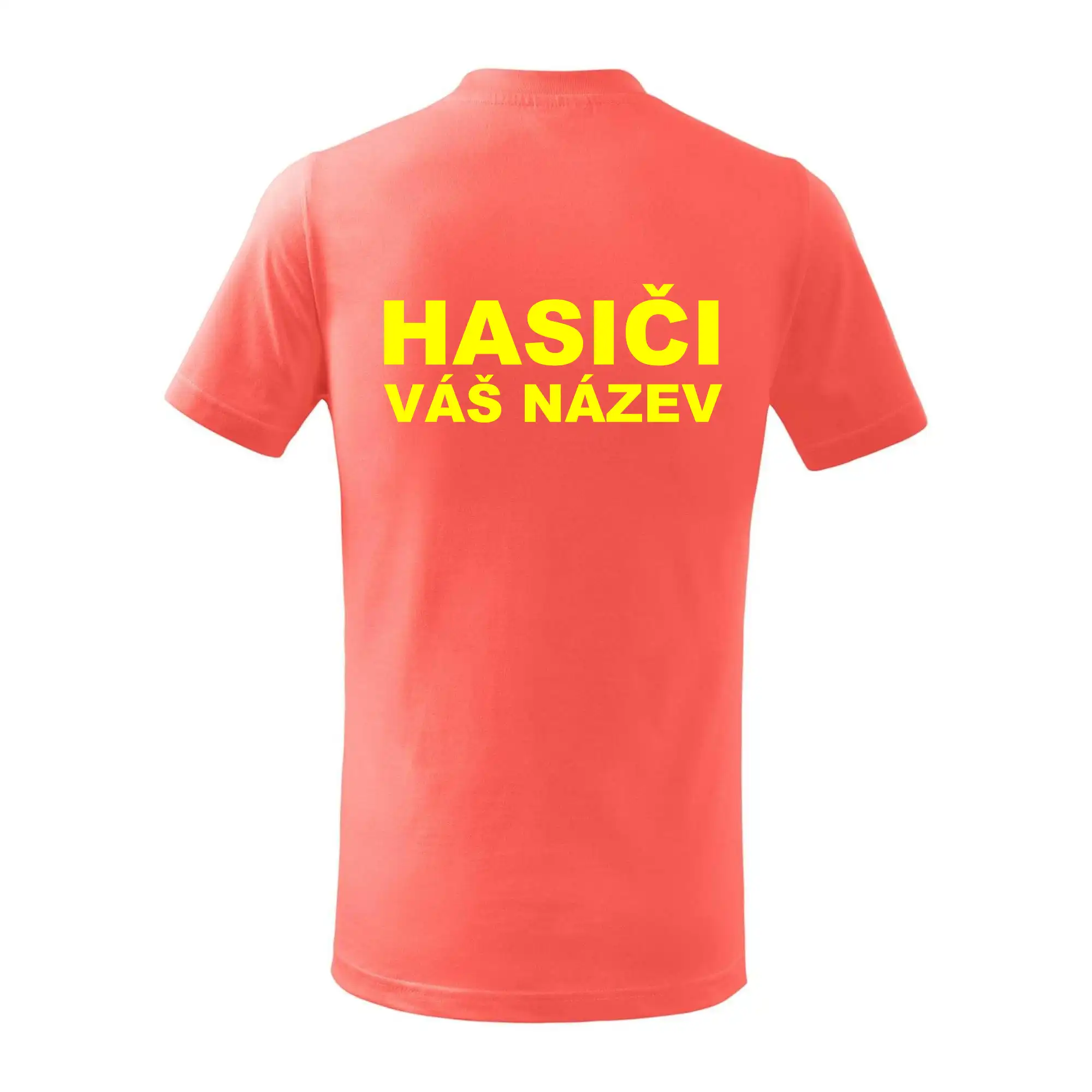 Hasiči - žlutý nápis - váš název sboru