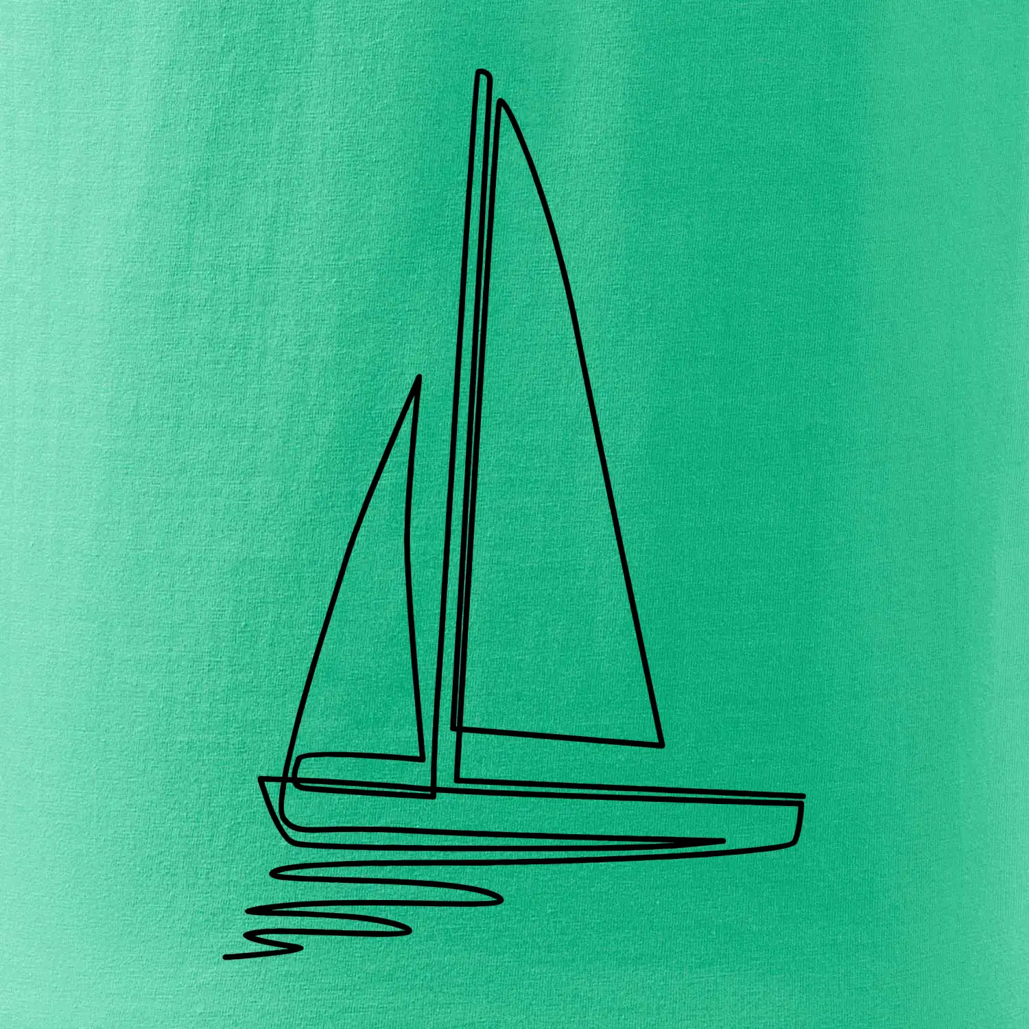 Plachetnice jedním tahem