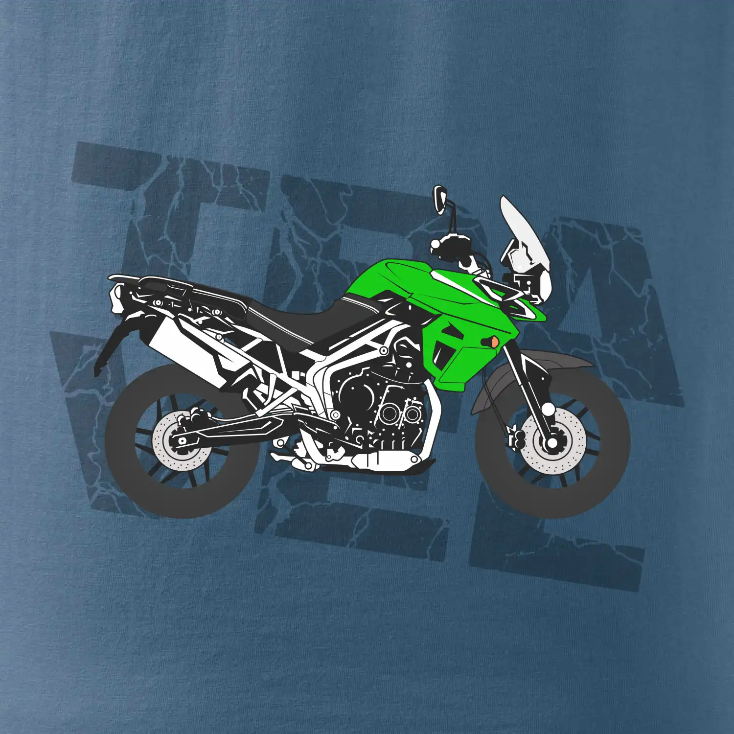 Cestovní enduro zelená