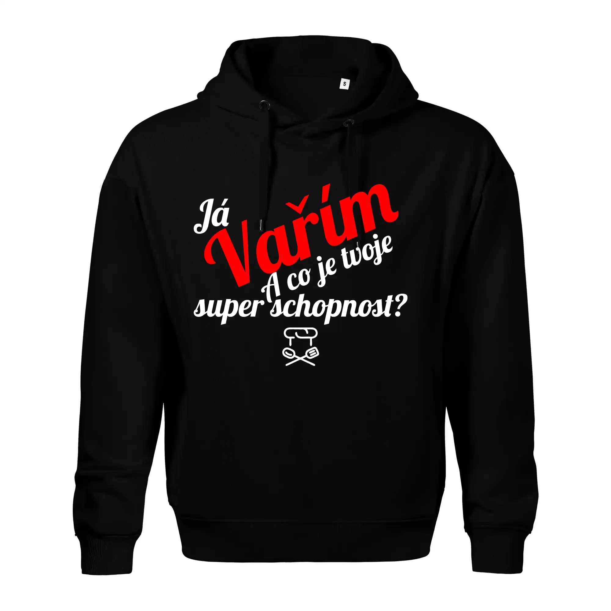 Já vařím - tvoje superschopnost? šikmý nápis