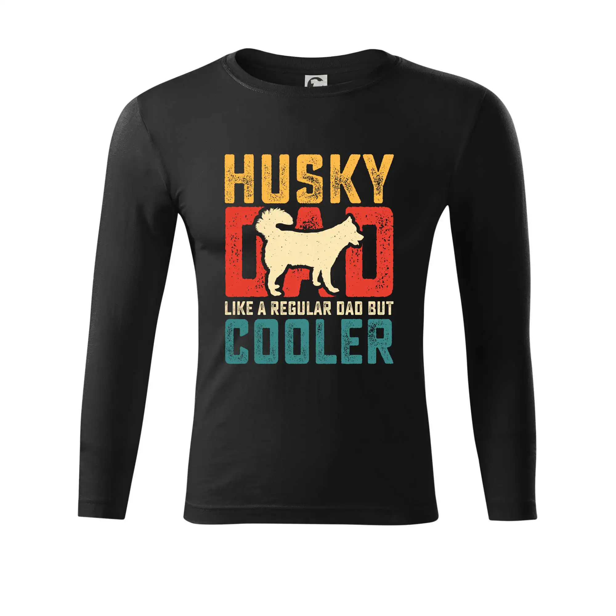 Husky dad like a regular dad but cooler