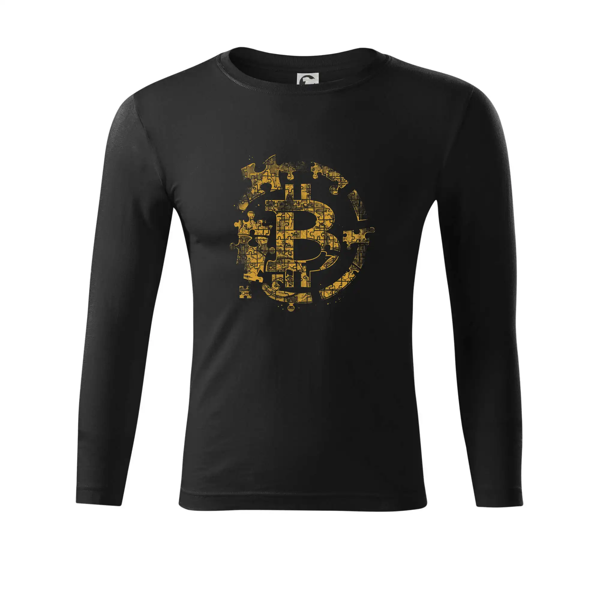 Logo bitcoin puzzle