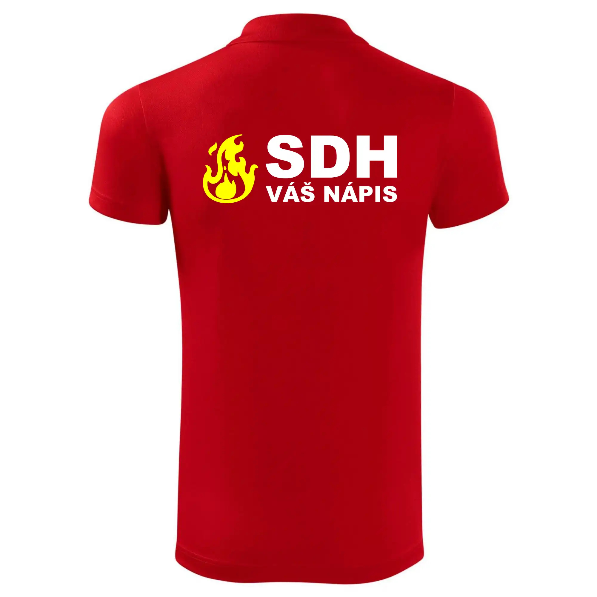 SDH nápis (oheň, firesport, název sboru - vlastní nápis)
