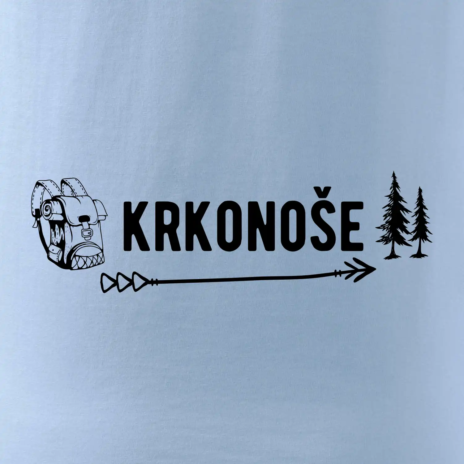 Krkonoše nápis