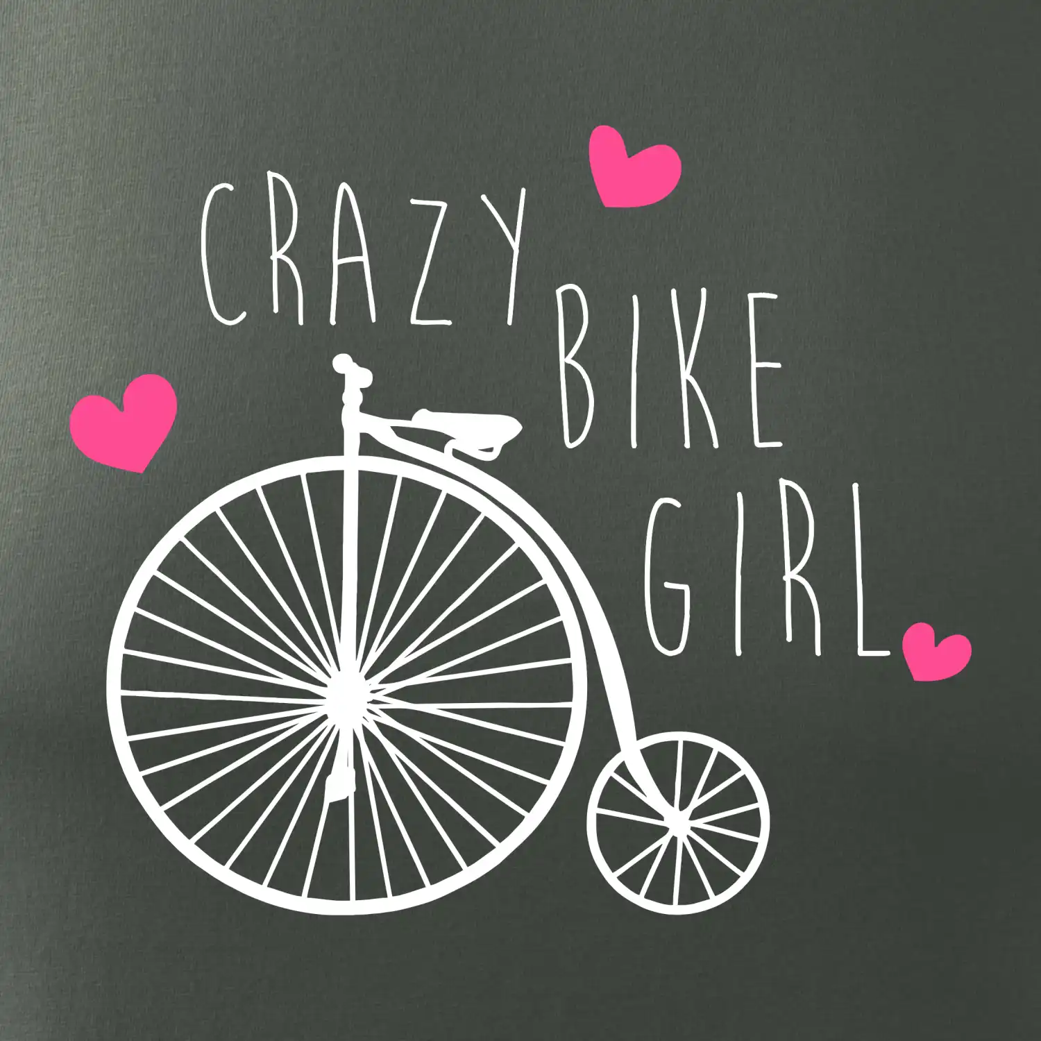 Crazy bike girl