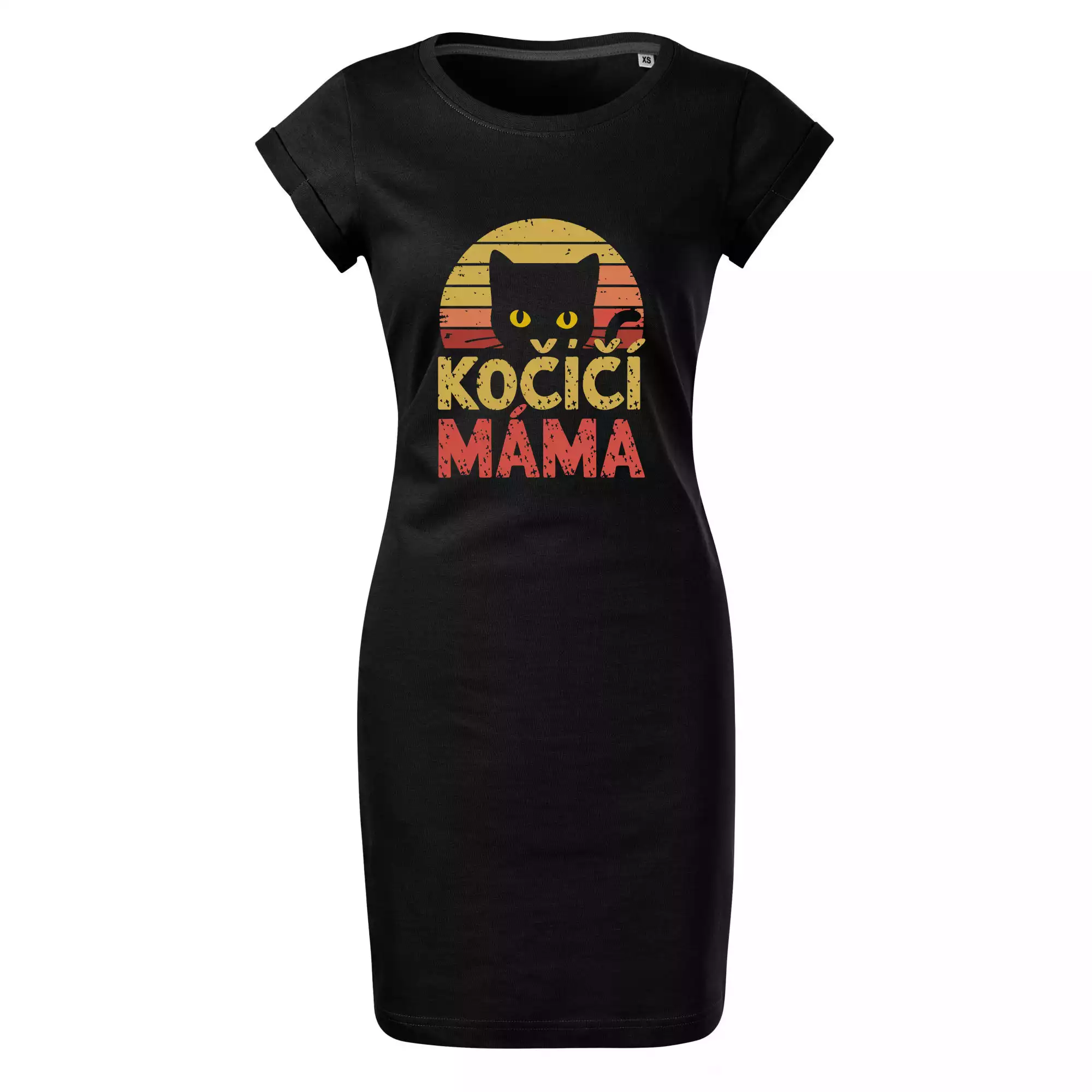 Kočičí máma vintage kolečko