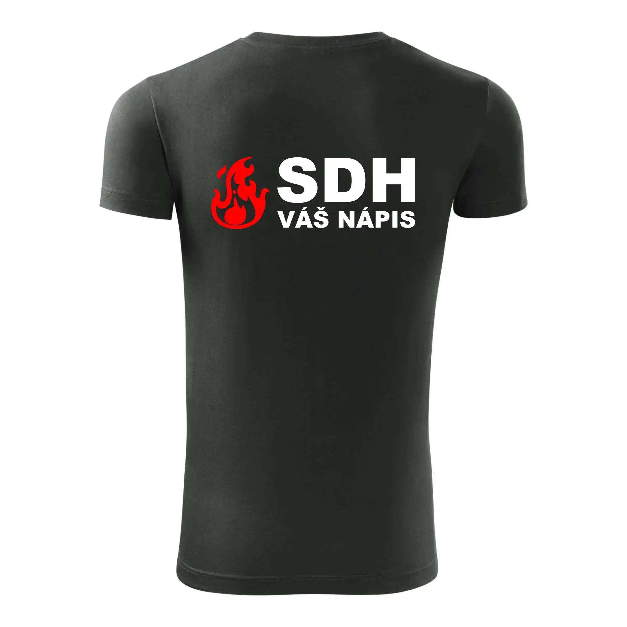 SDH nápis (oheň, firesport, název sboru - vlastní nápis)