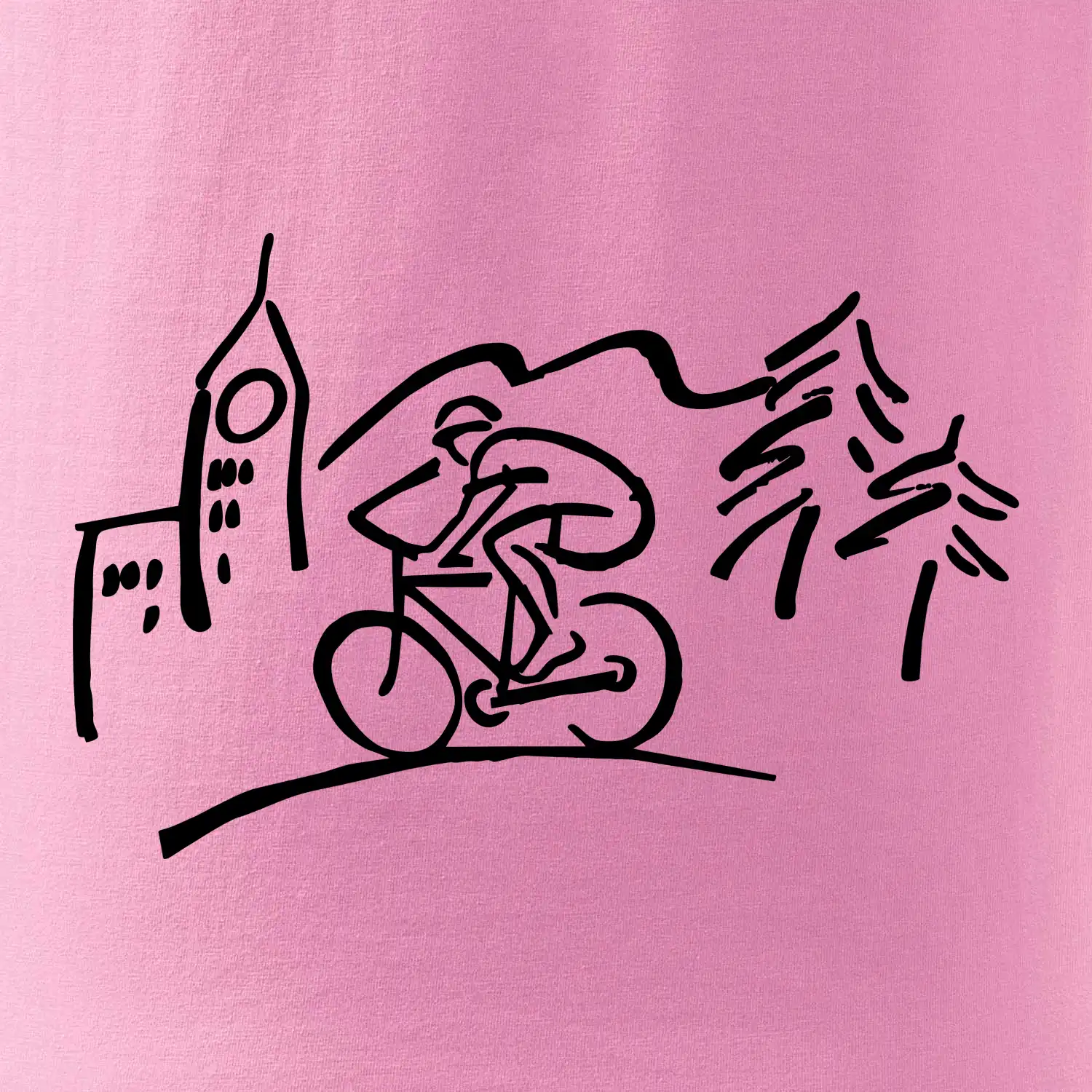 Cyklista na výletě